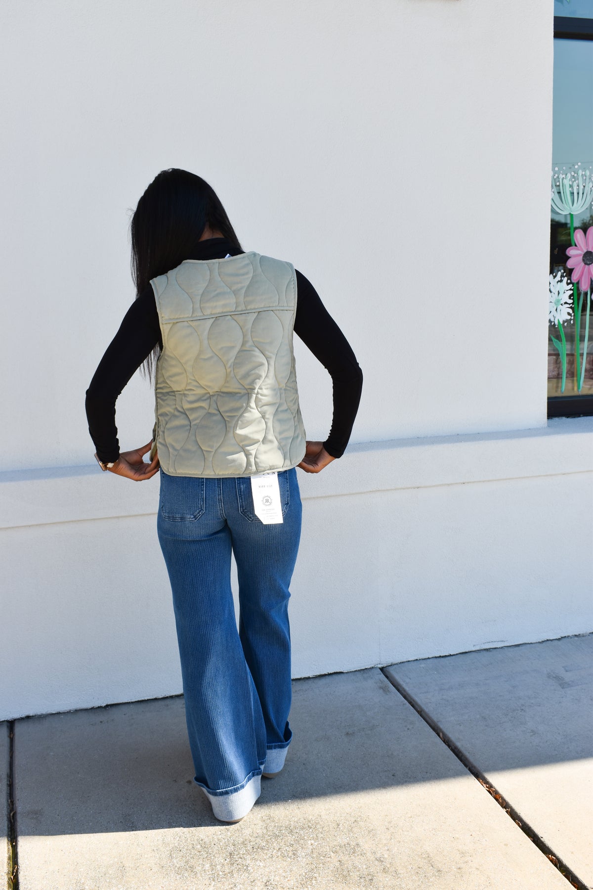 Green Bow Vest