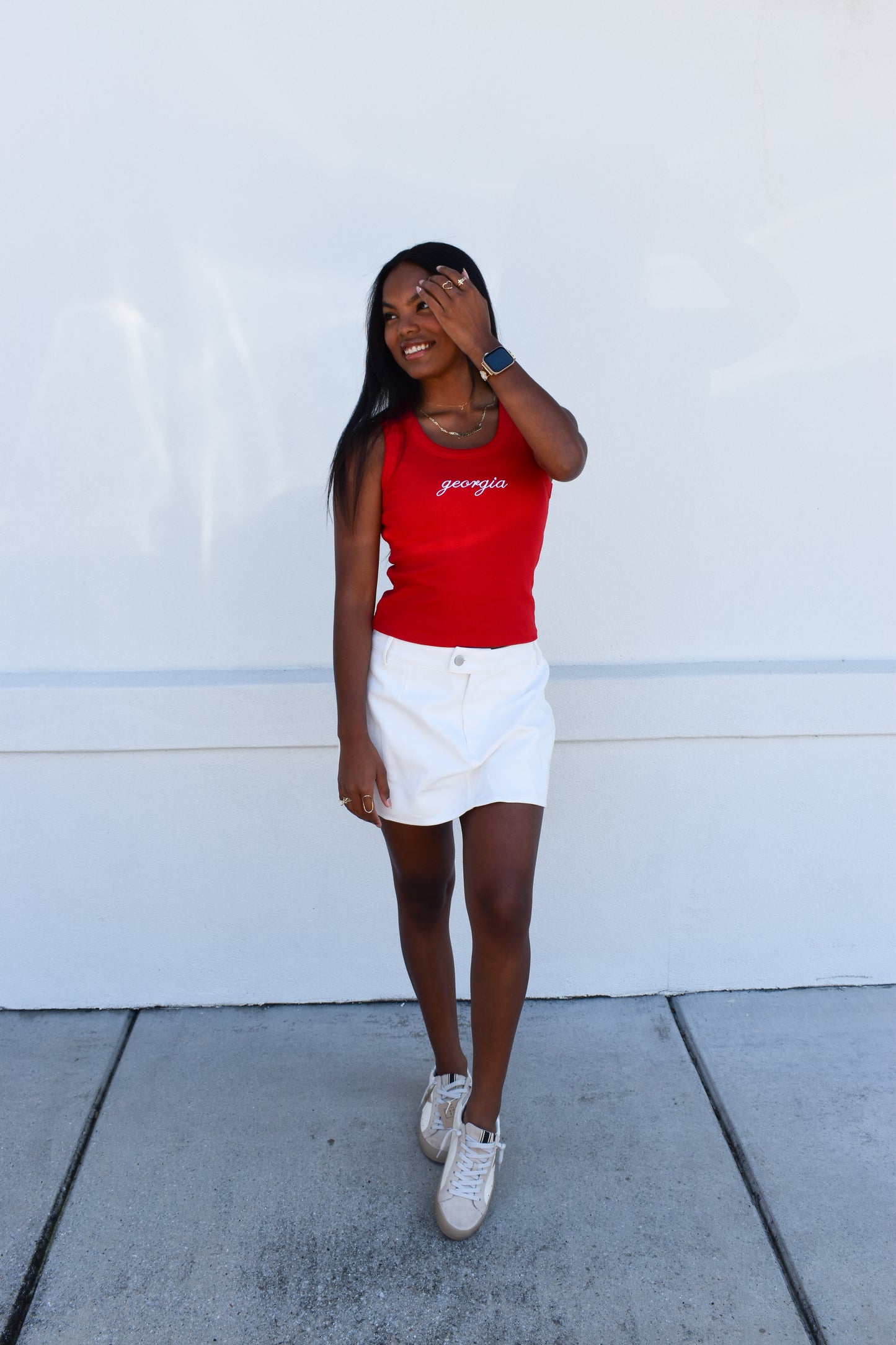 Georgia Embroidered Tank