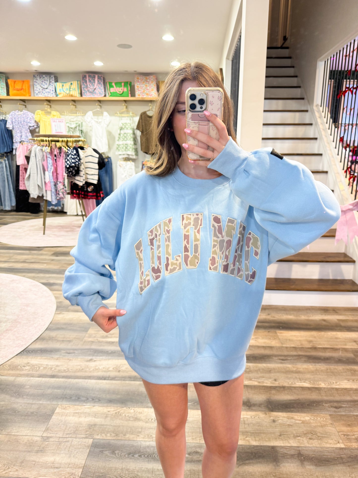 Lulu Mac Camo: Light Blue