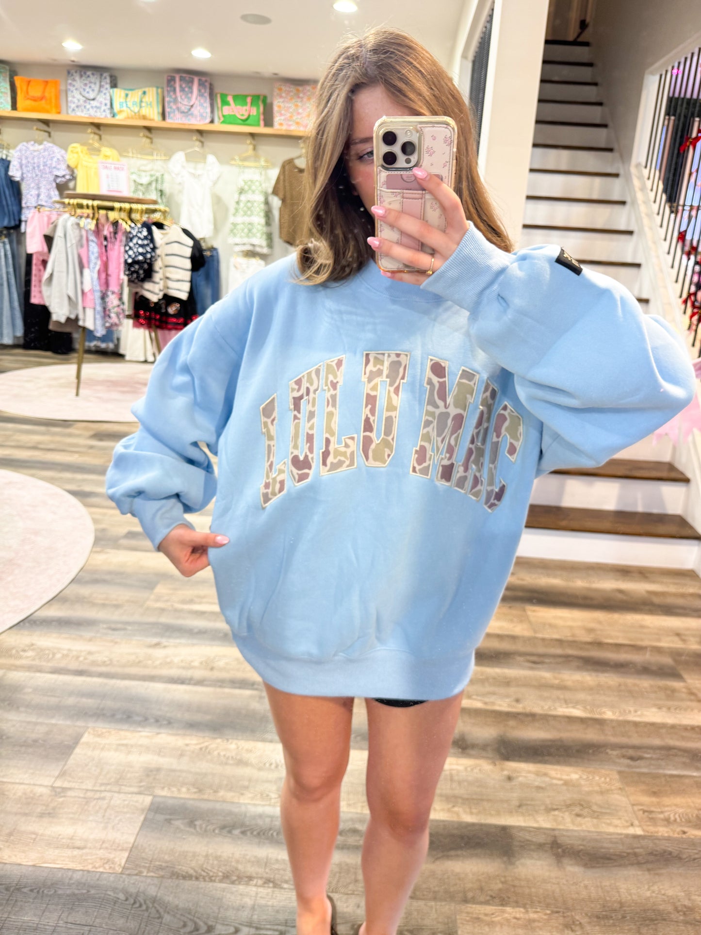 Lulu Mac Camo: Light Blue