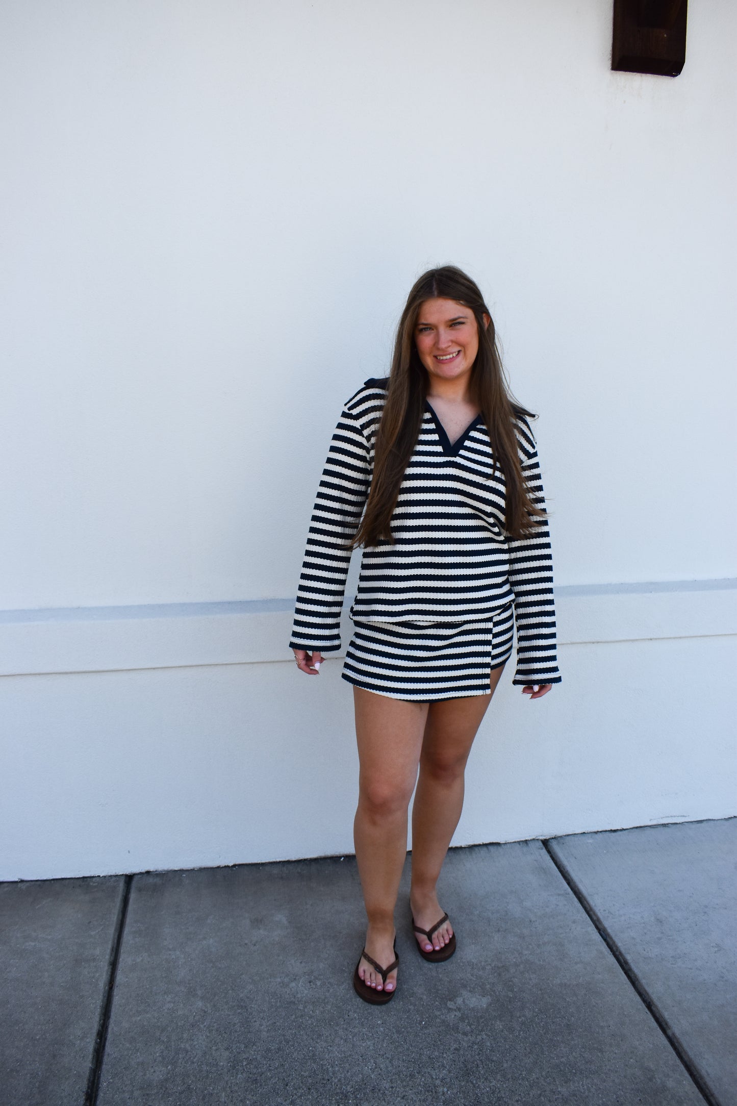 Courtney Set W/ Collared Top & Skort