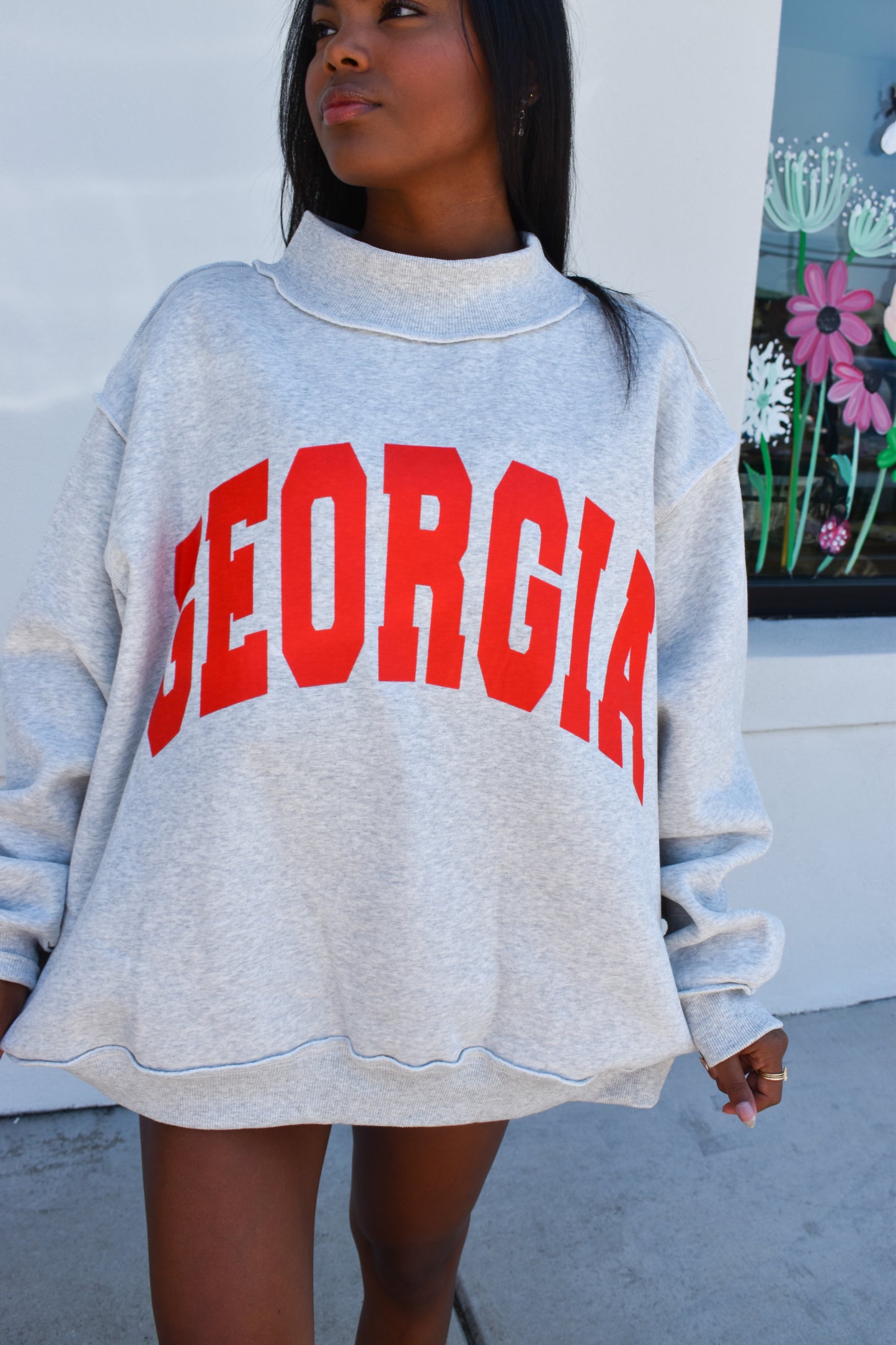 Georgia Reversible Mockneck