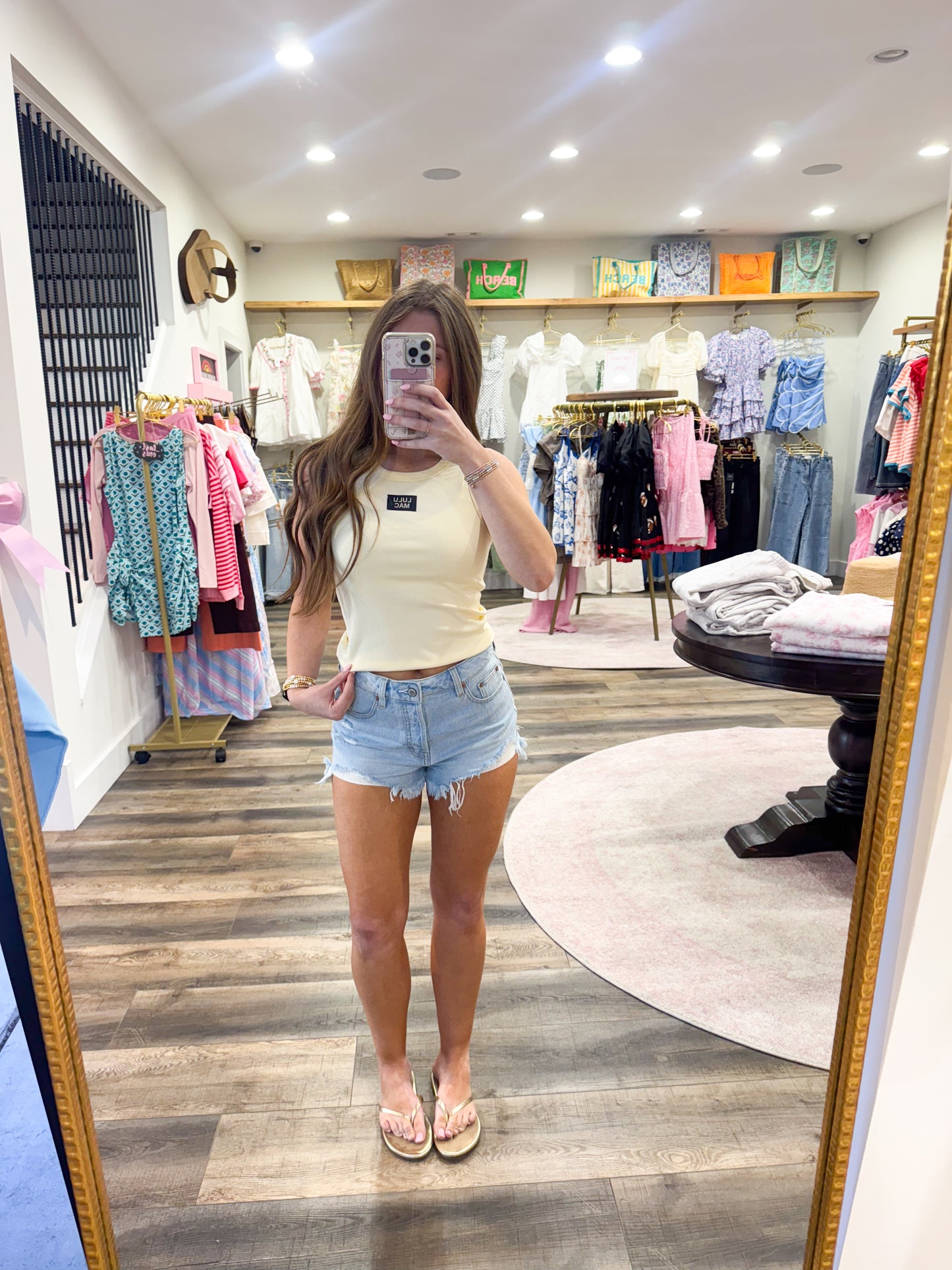 Lulu Mac Tank: Butter Yellow