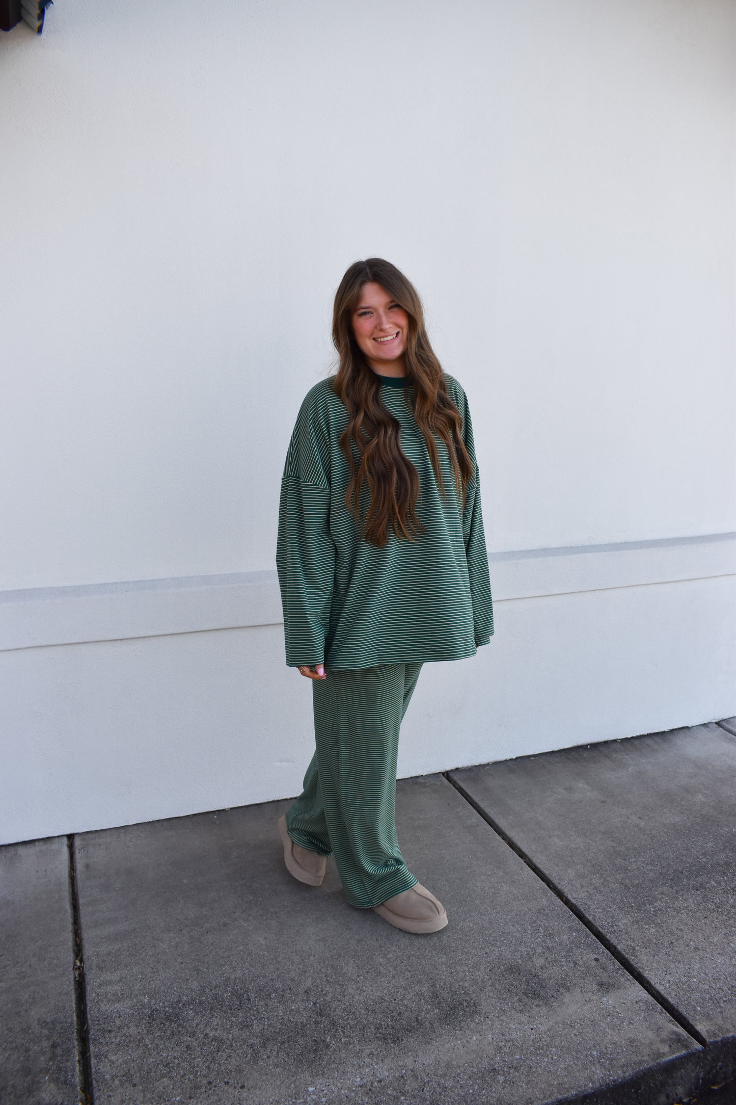 Levi Green Stripe Pants