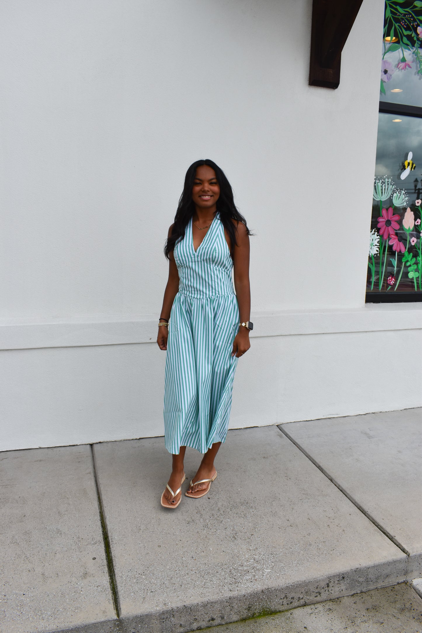 Sutton Halter Midi Dress