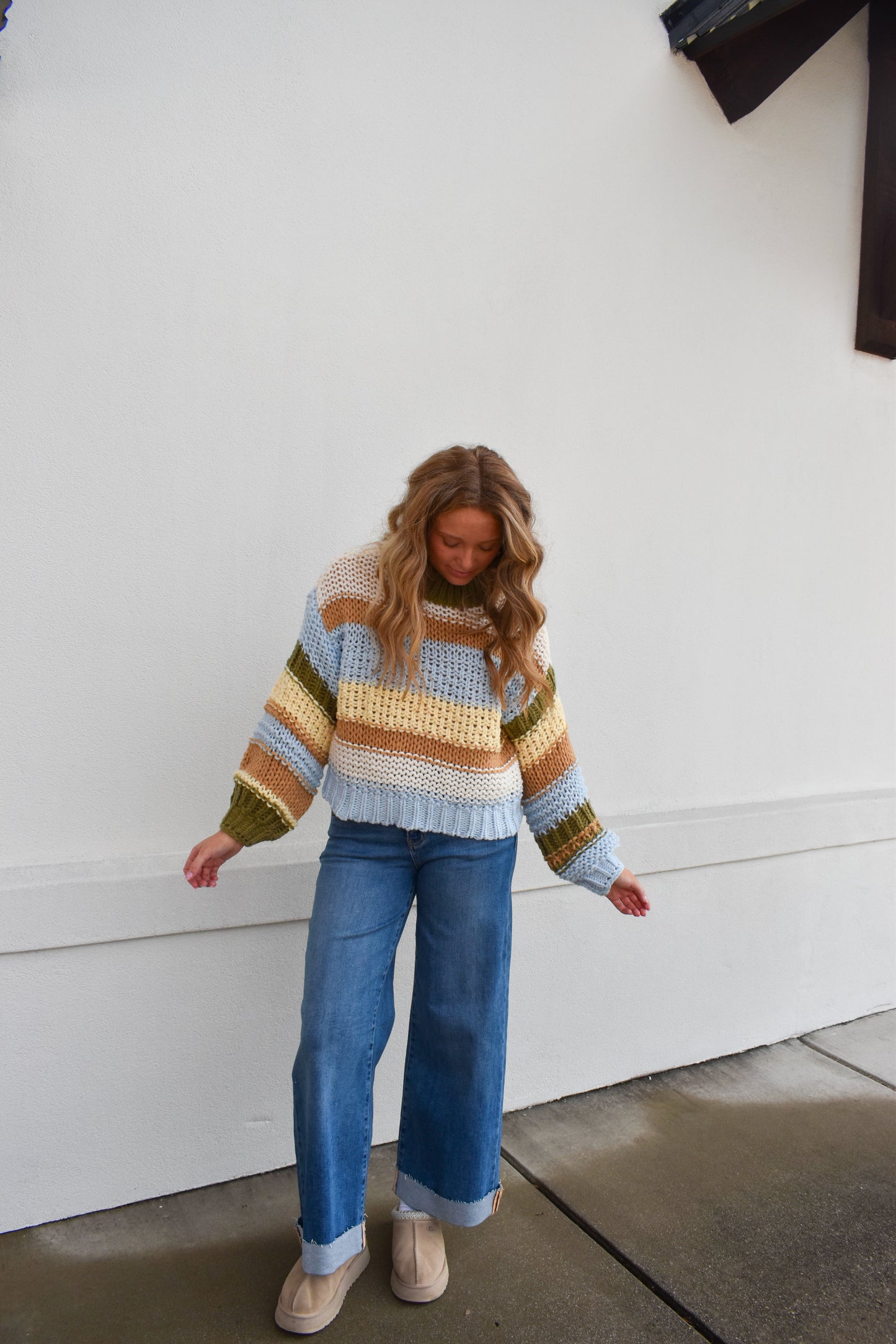 Multi Color Stripe Sweater