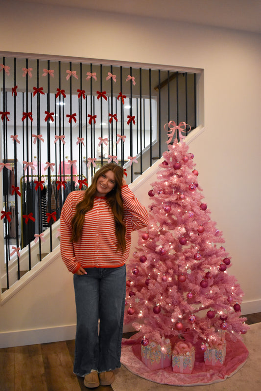 Piper Cardigan - Mini Striped