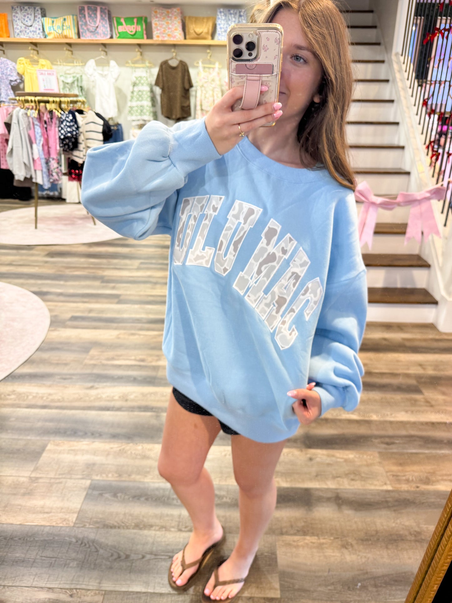 Lulu Mac Light Camo: Light Blue