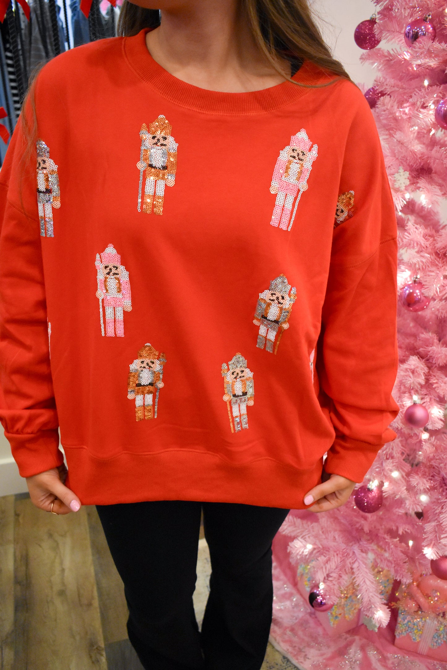 Christmas Nutcracker Oversized Sweatshirt