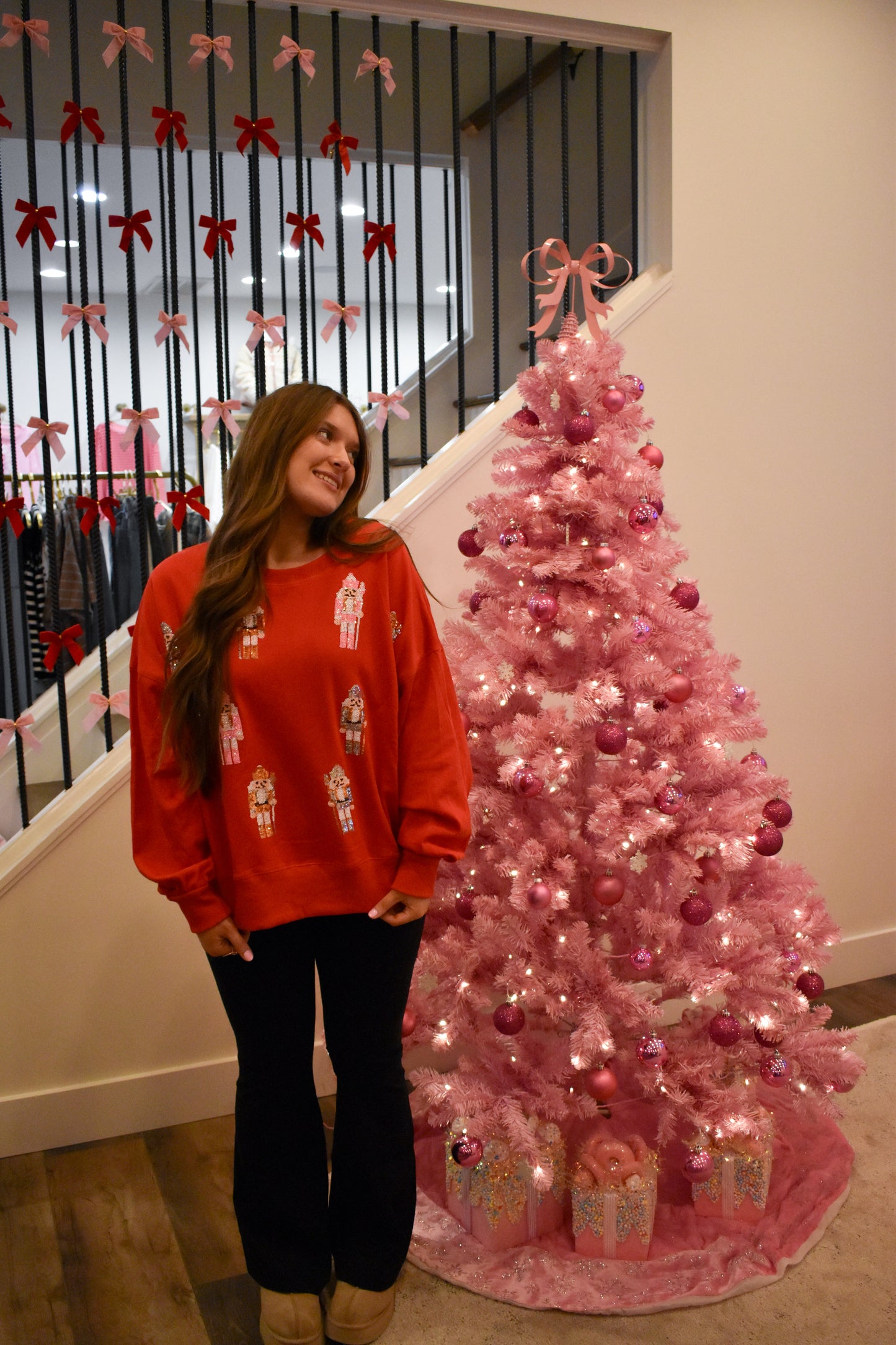 Christmas Nutcracker Oversized Sweatshirt