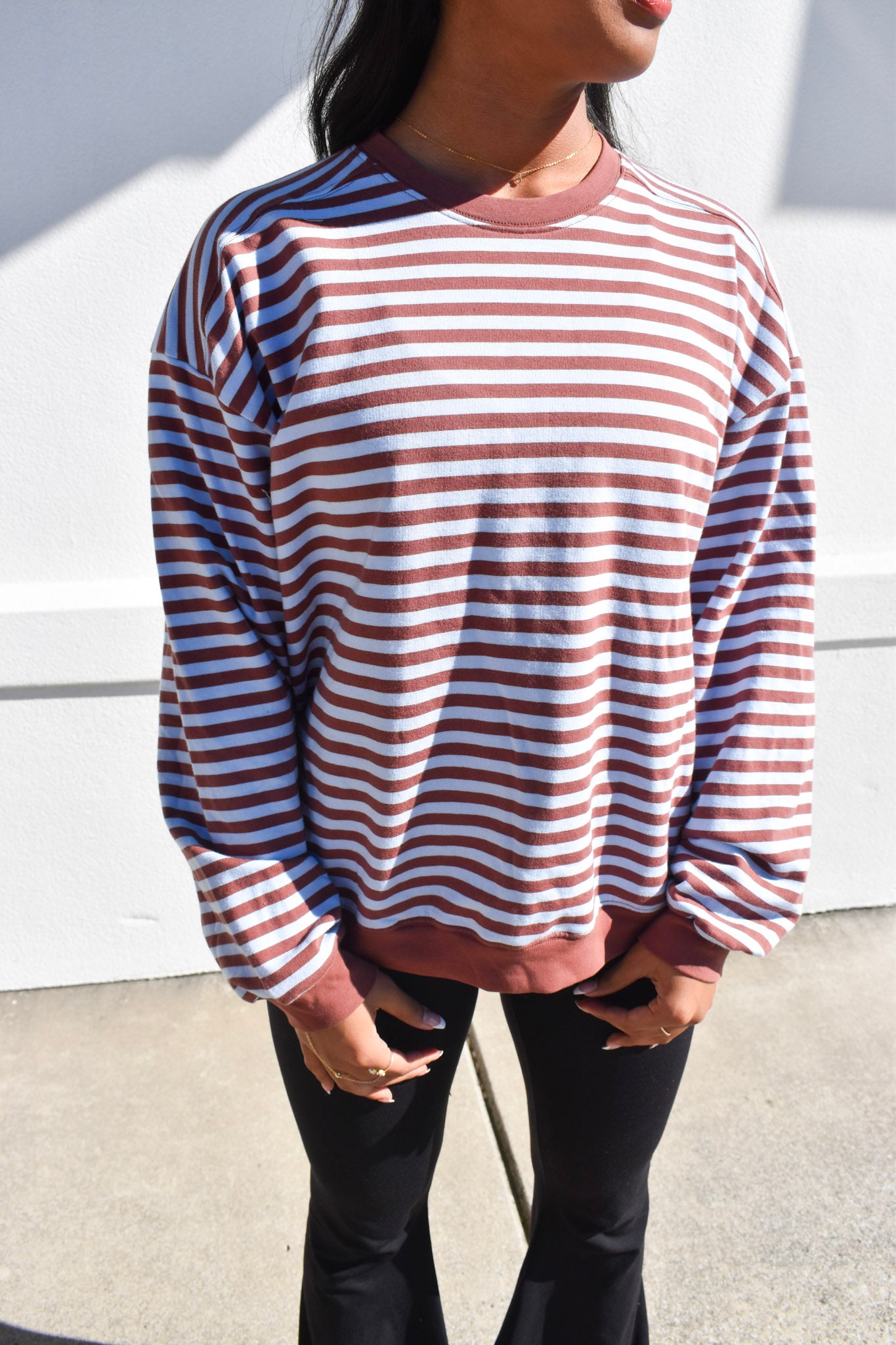 Billie Stripe Sweatshirt