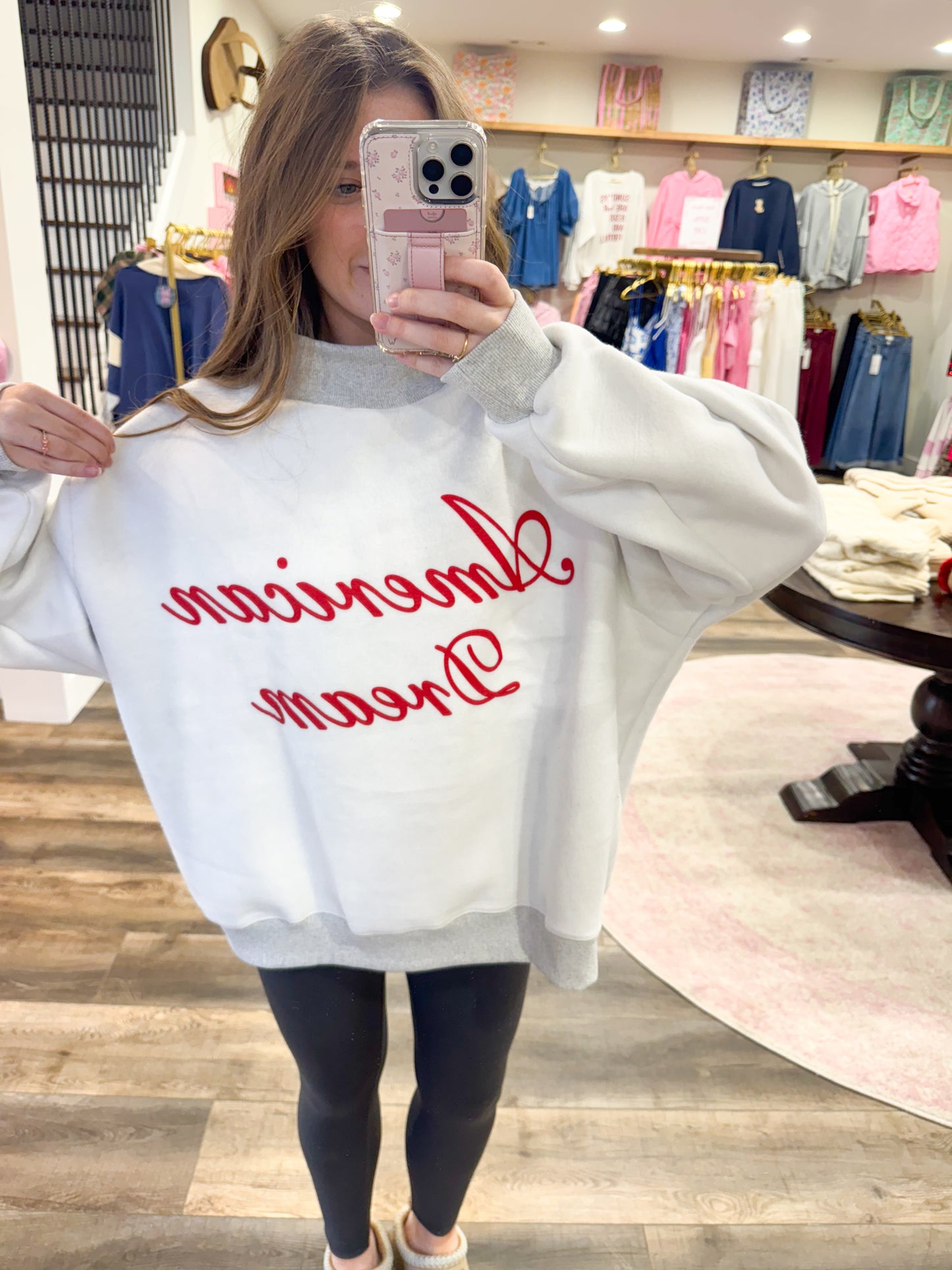 "Gods Country" Reversible Mockneck