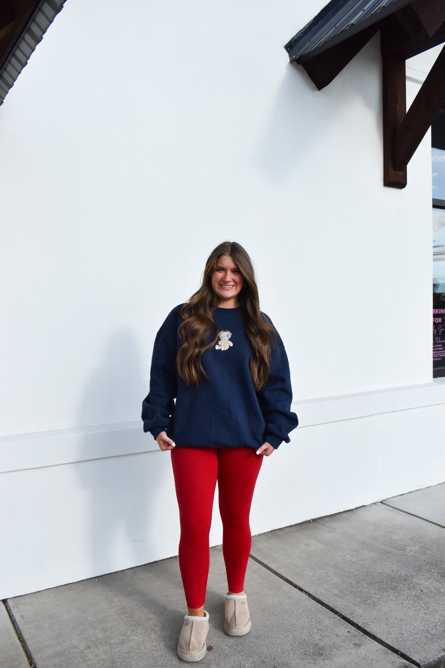 Happy Camp3r DND Navy Crewneck