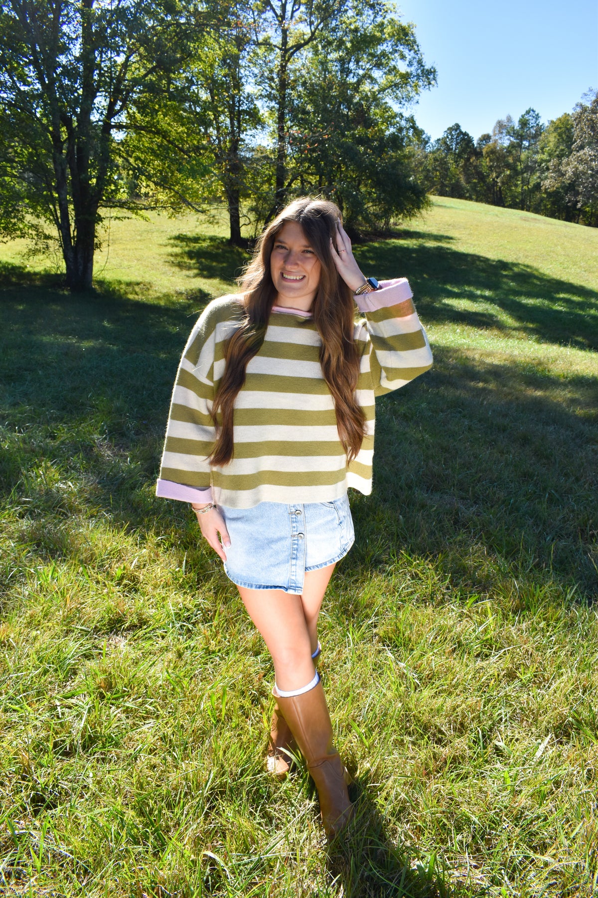 The Olive & Blush Reversible Sweater