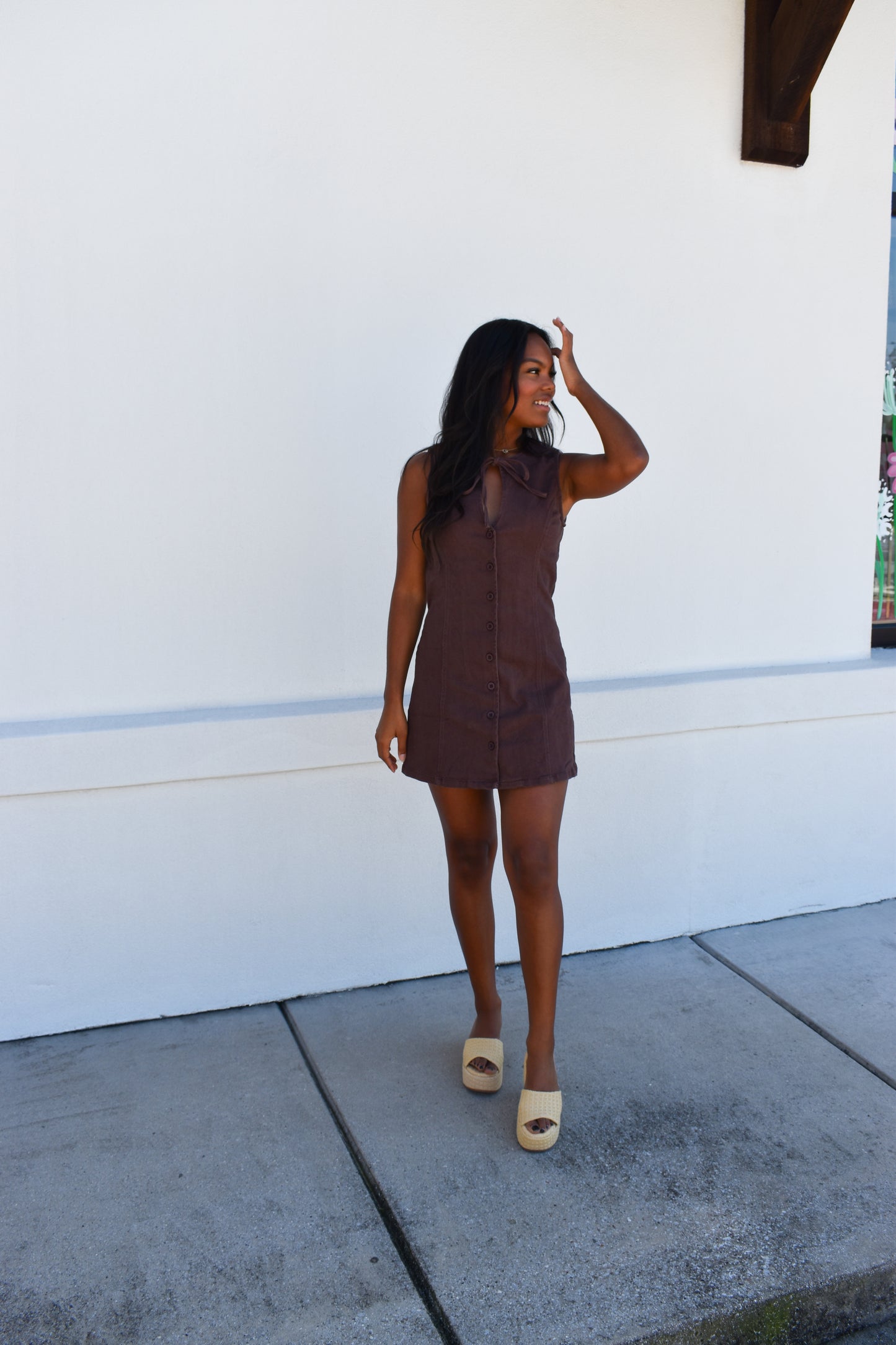 Izzy Sleeveless Mini Dress