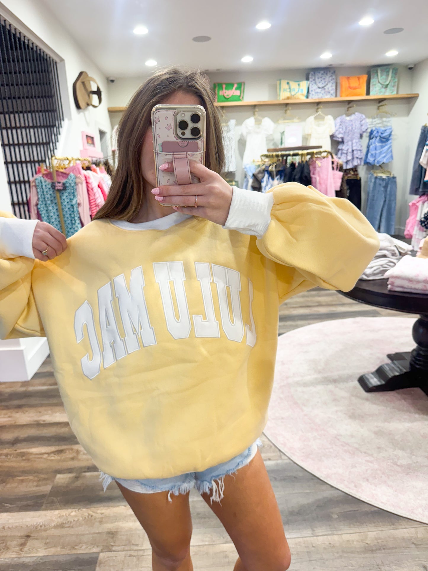 Lulu Mac Color Block: Butter/White