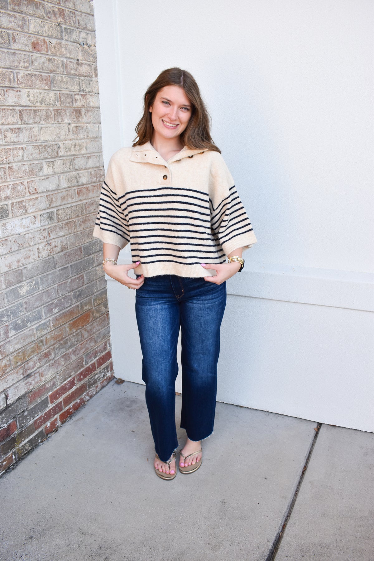 Autumn Coast Stripe Sweater