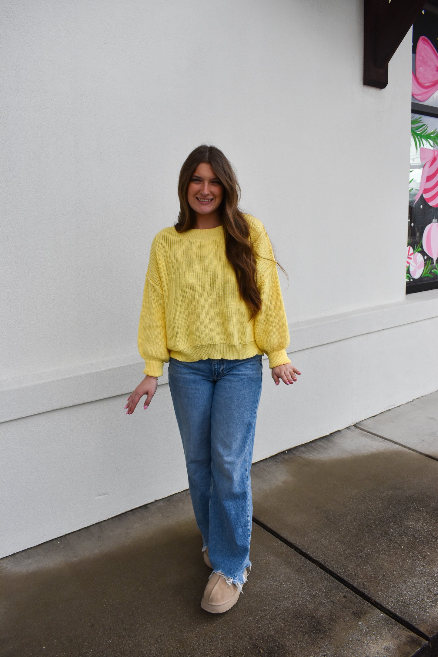Sally Yellow Sweater