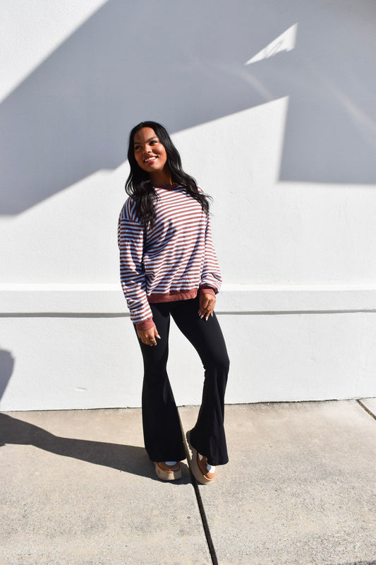 Billie Stripe Sweatshirt