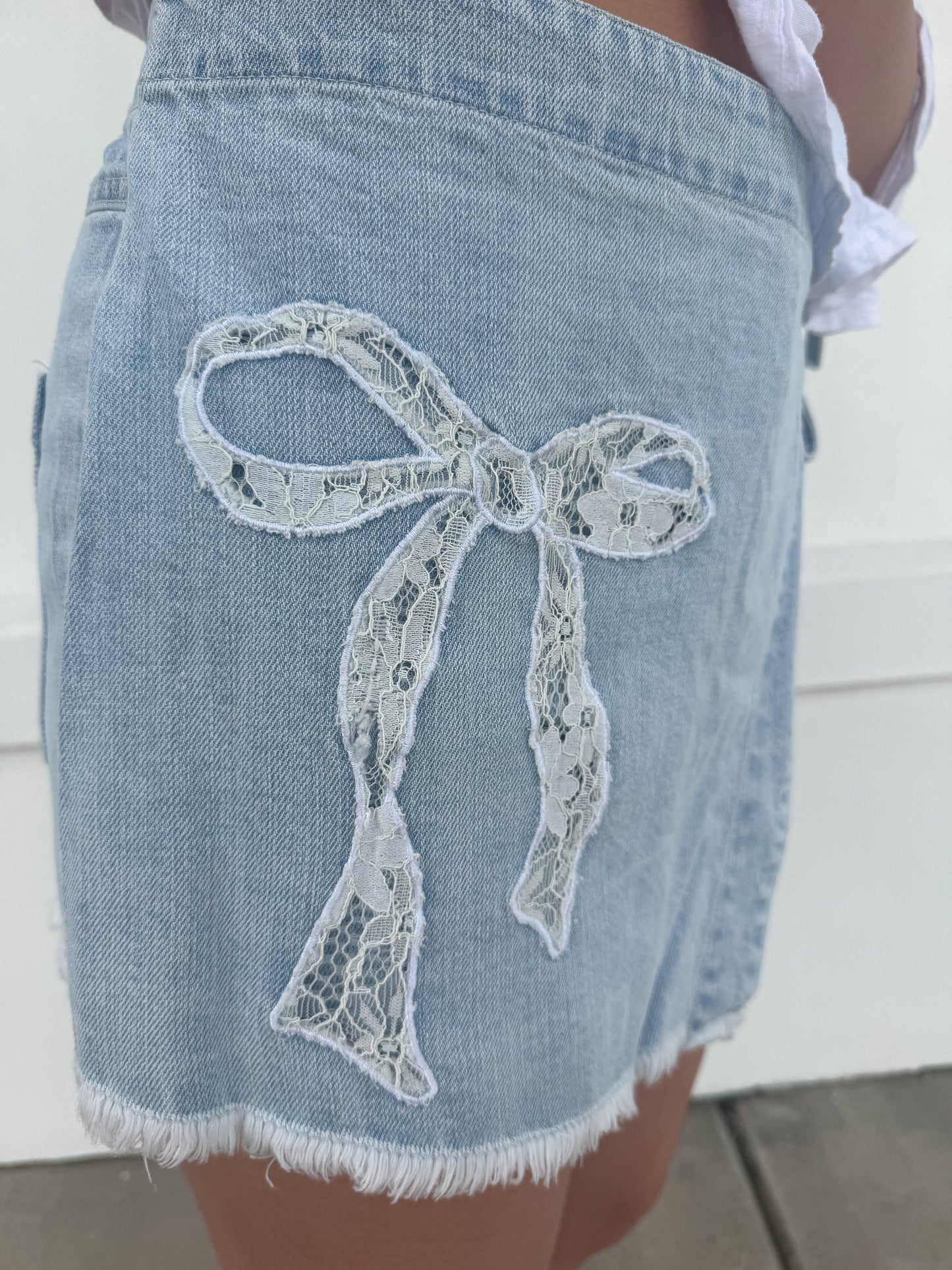 Emma Denim Bow Skort