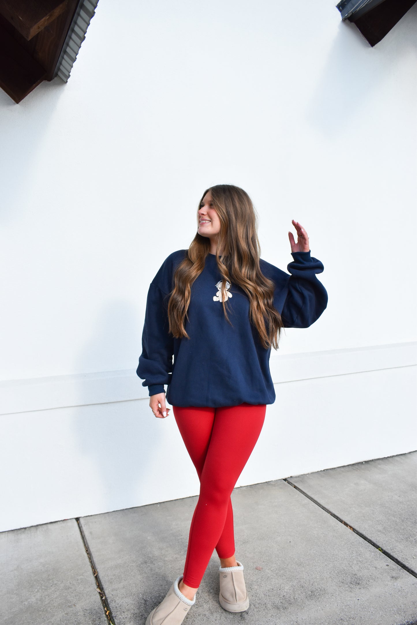 Happy Camp3r DND Navy Crewneck