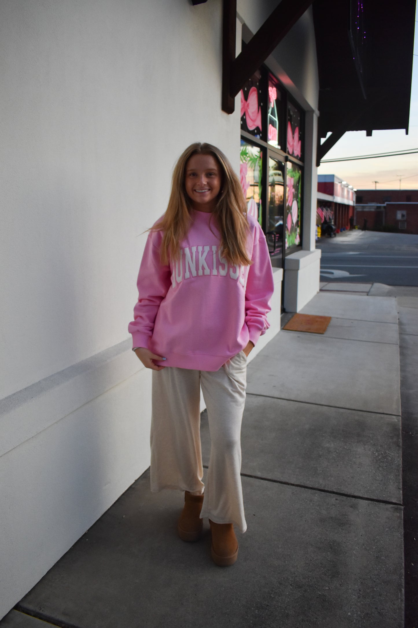 Cozy Stripe Drawstring Pant