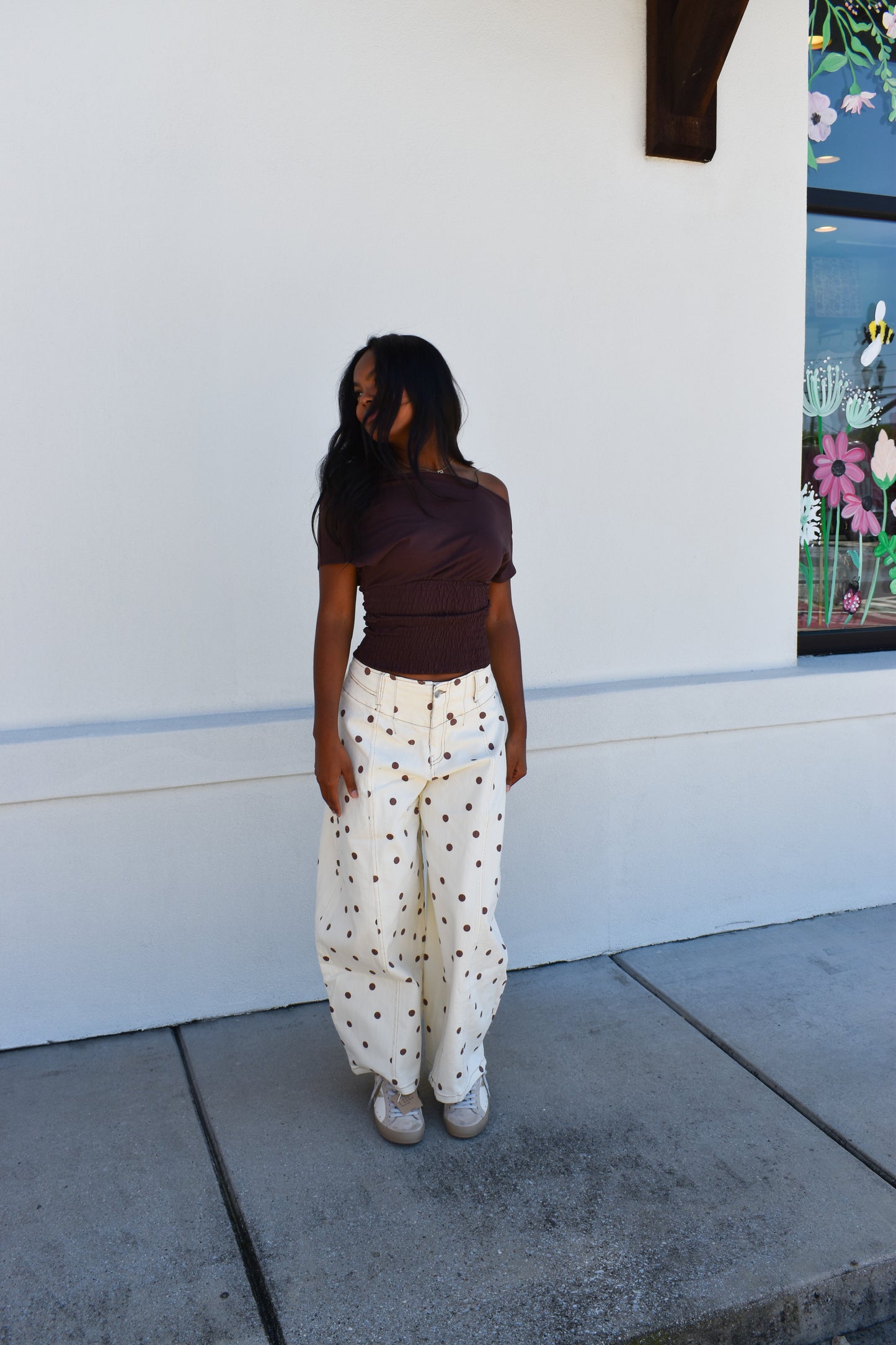 Janey Off Shoulder Smocked Top