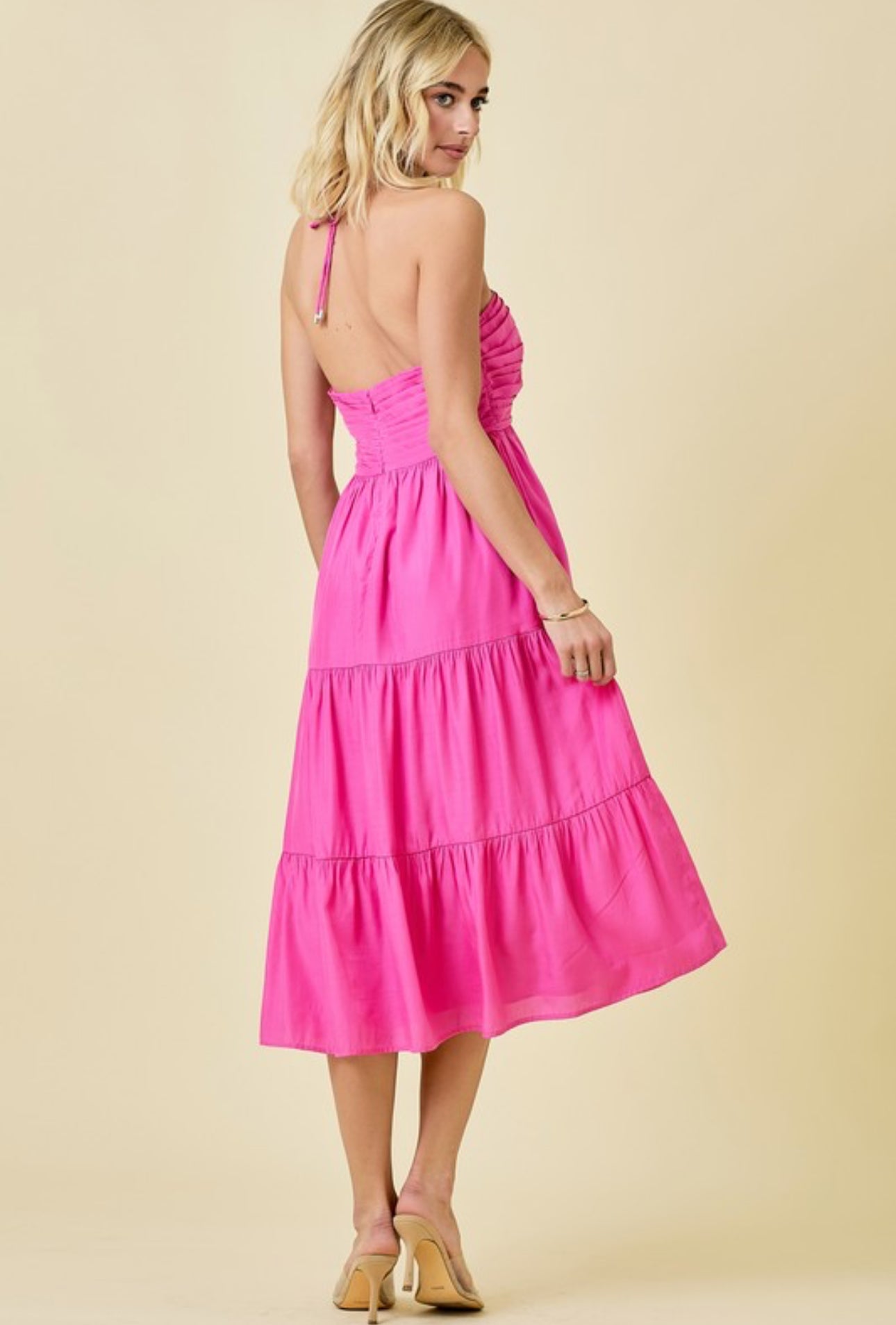 Holly Halter Midi Dress