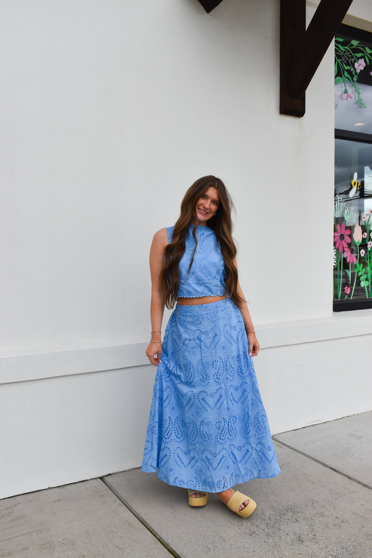 Blue Skies Eyelet Set