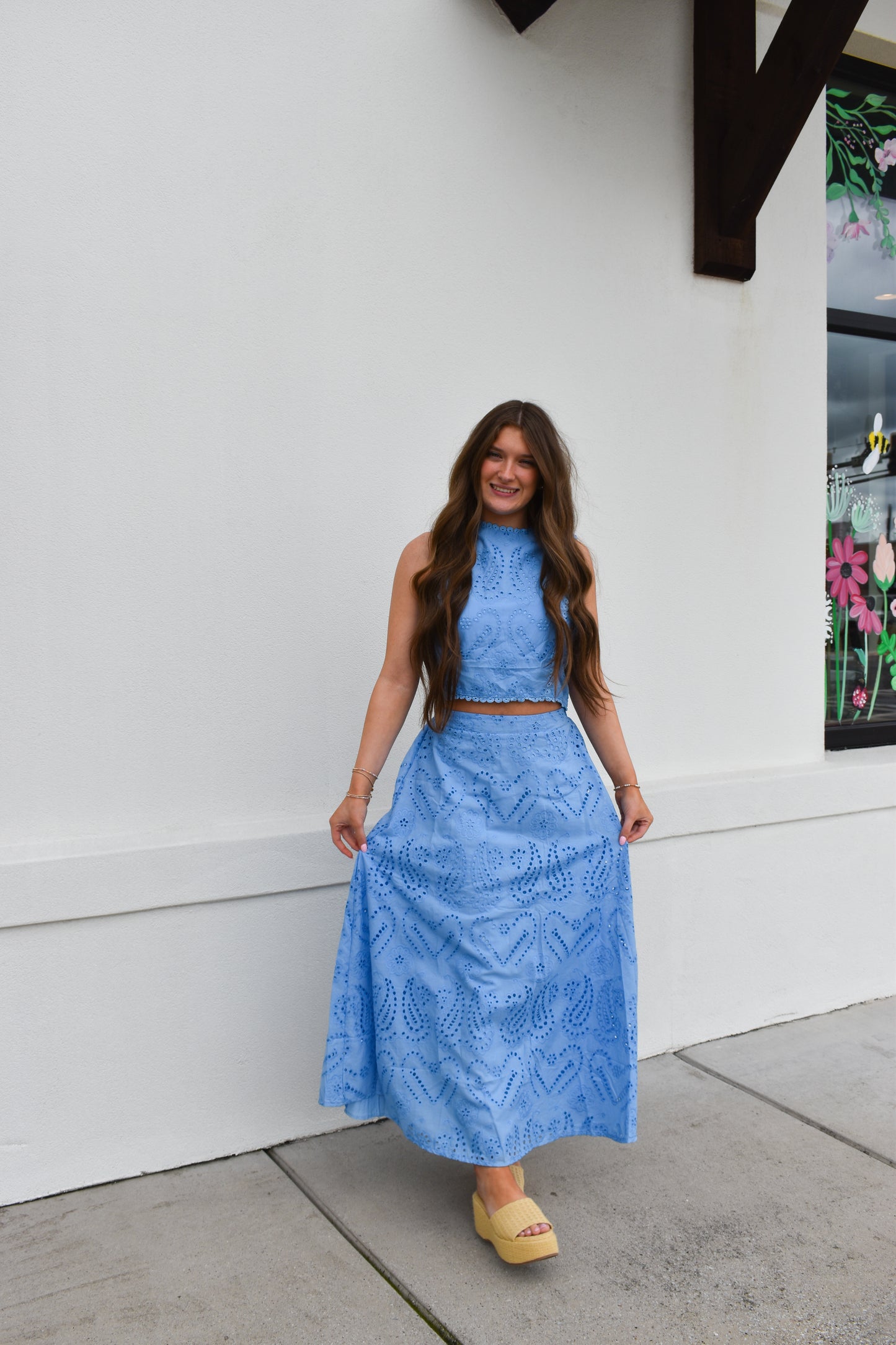 Blue Skies Eyelet Set