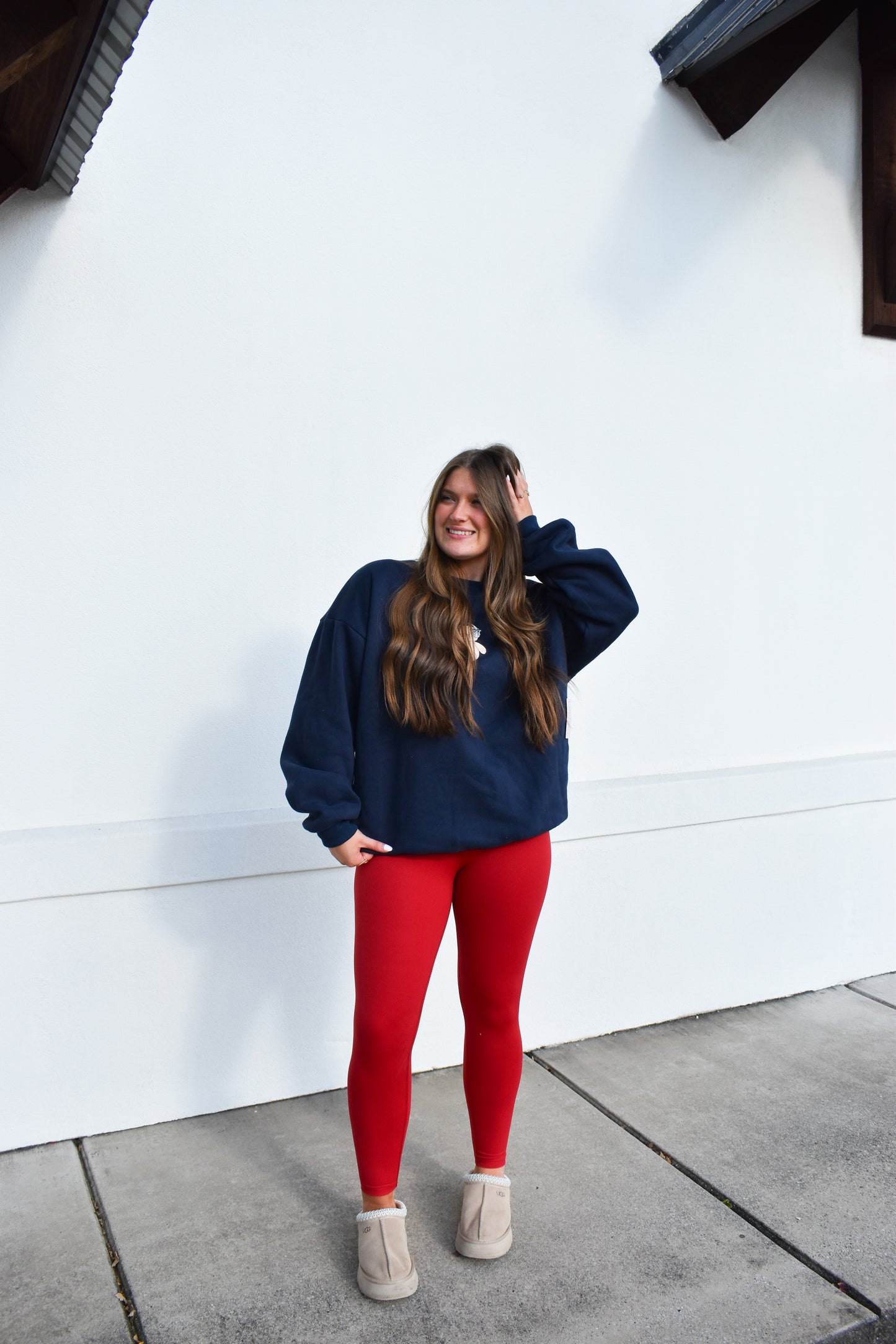 Happy Camp3r DND Navy Crewneck
