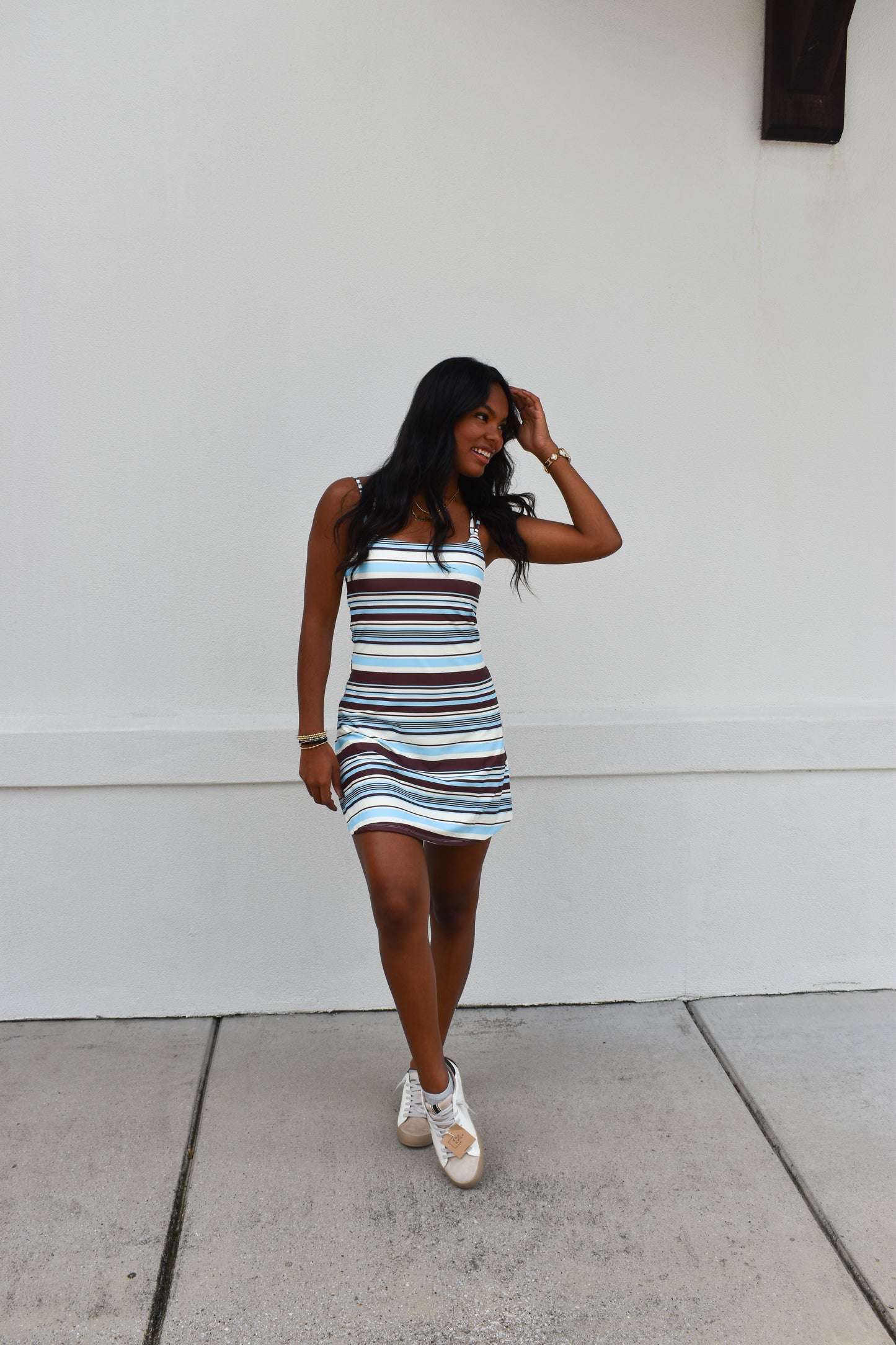 Rowan Athletic Stripe Dress