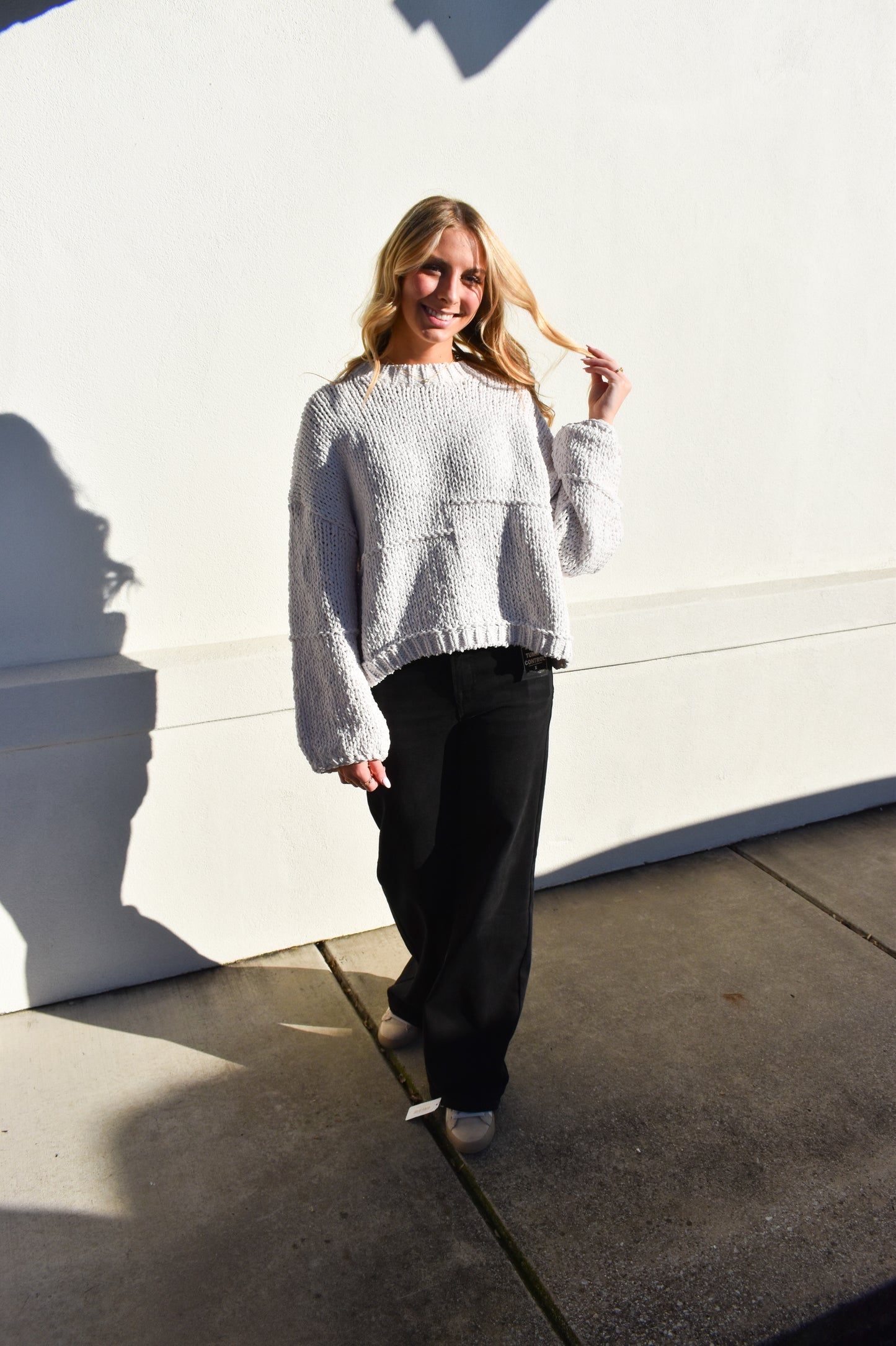 Oversized Cable Knit Sweater