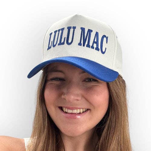 Lulu Mac Cap: Royal Blue