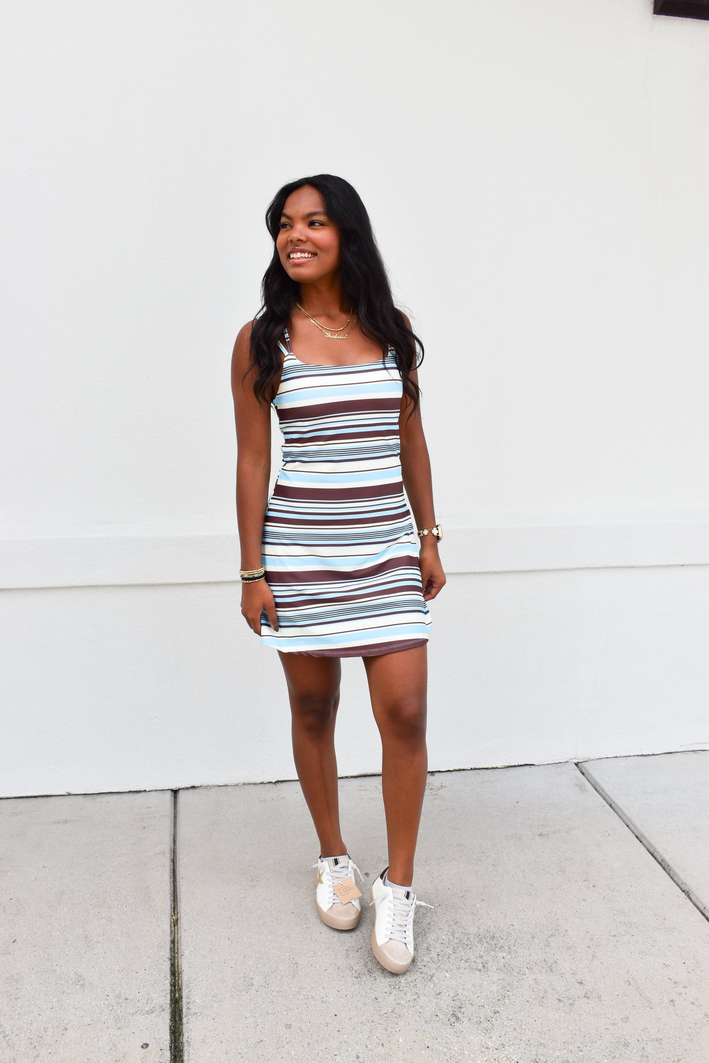 Rowan Athletic Stripe Dress
