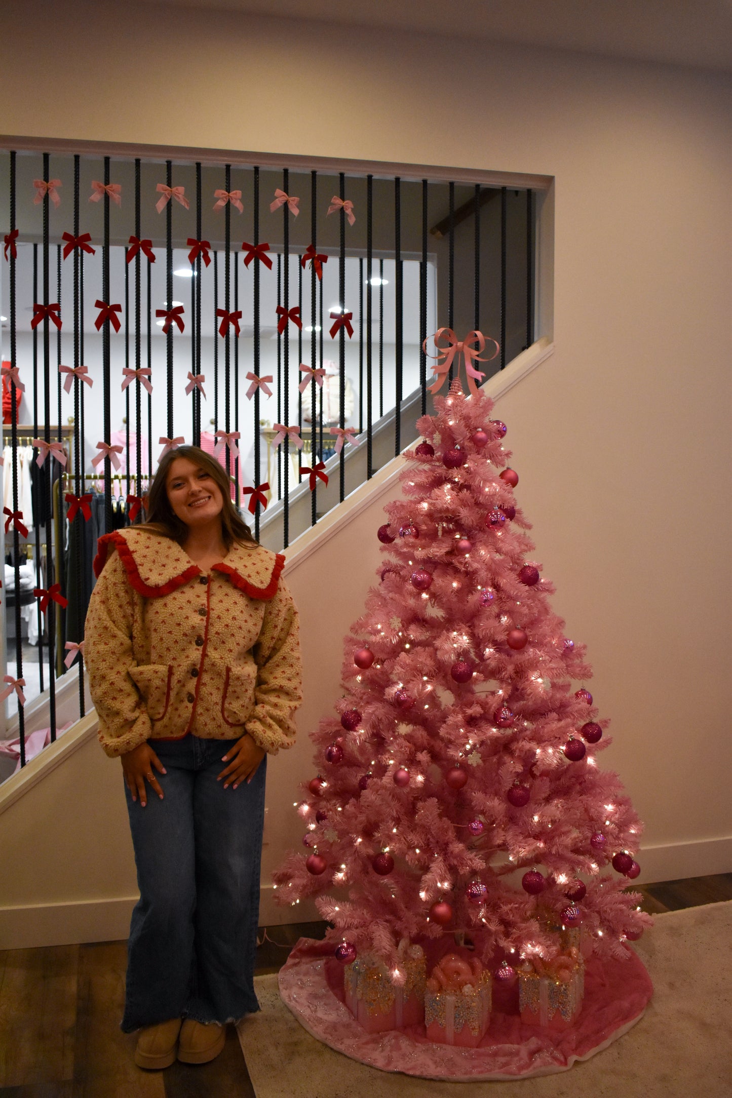 Red Heart Sherpa Jacket