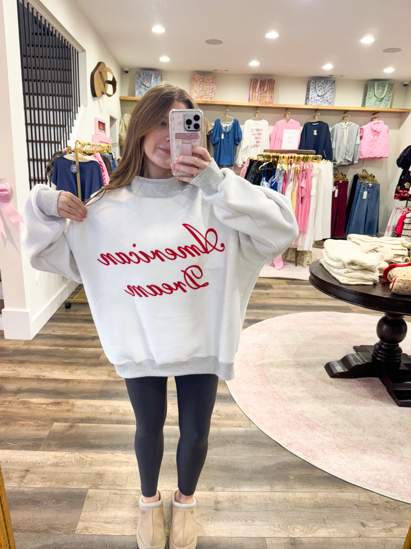 "Gods Country" Reversible Mockneck