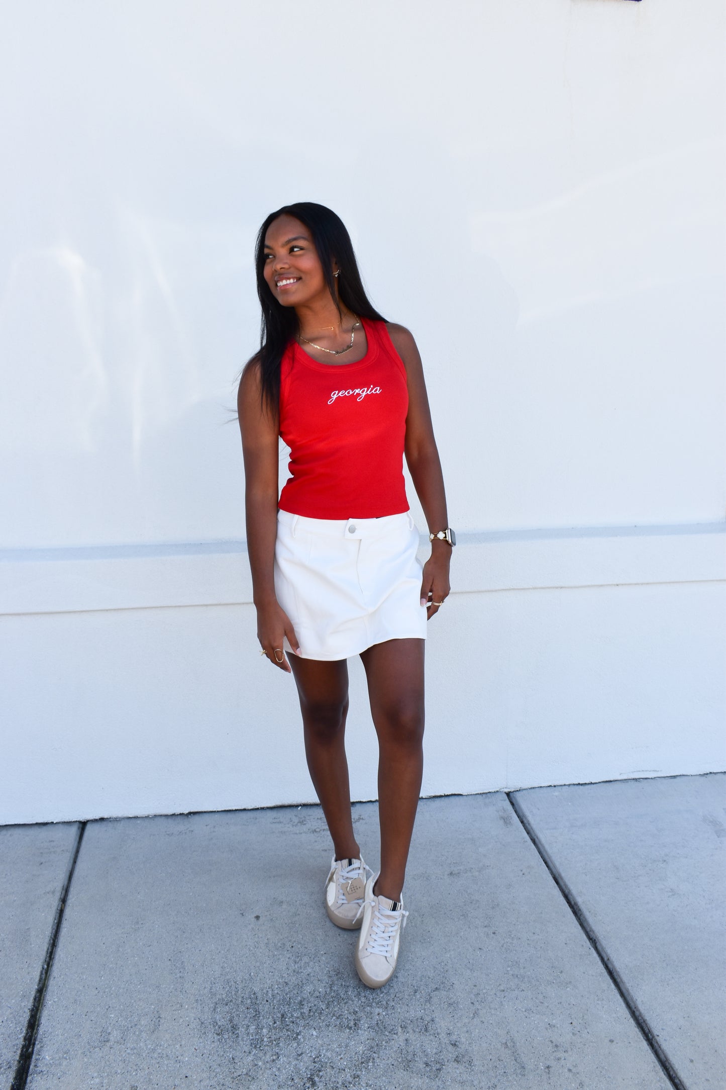 Georgia Embroidered Tank