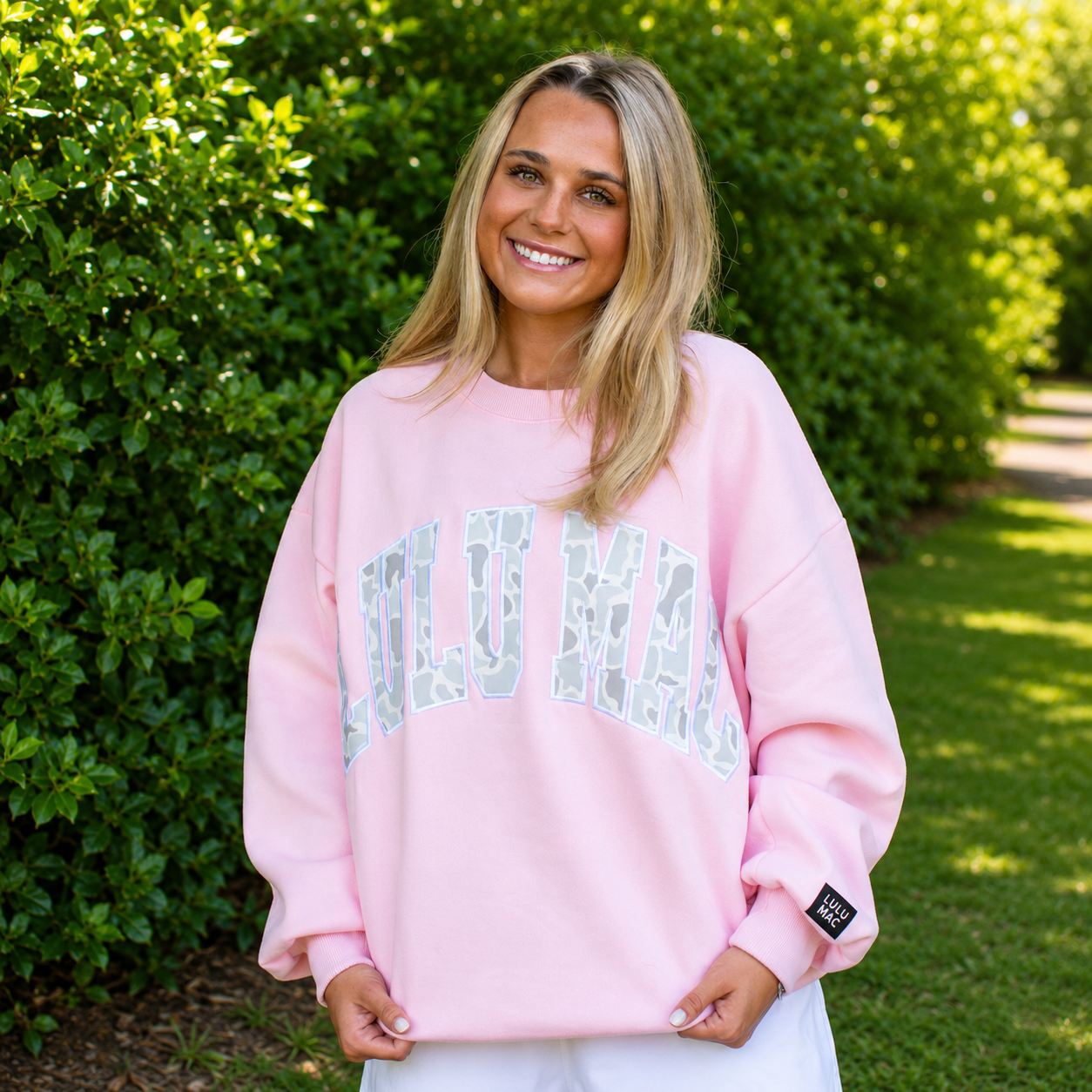 Lulu Mac Light Camo: Pink