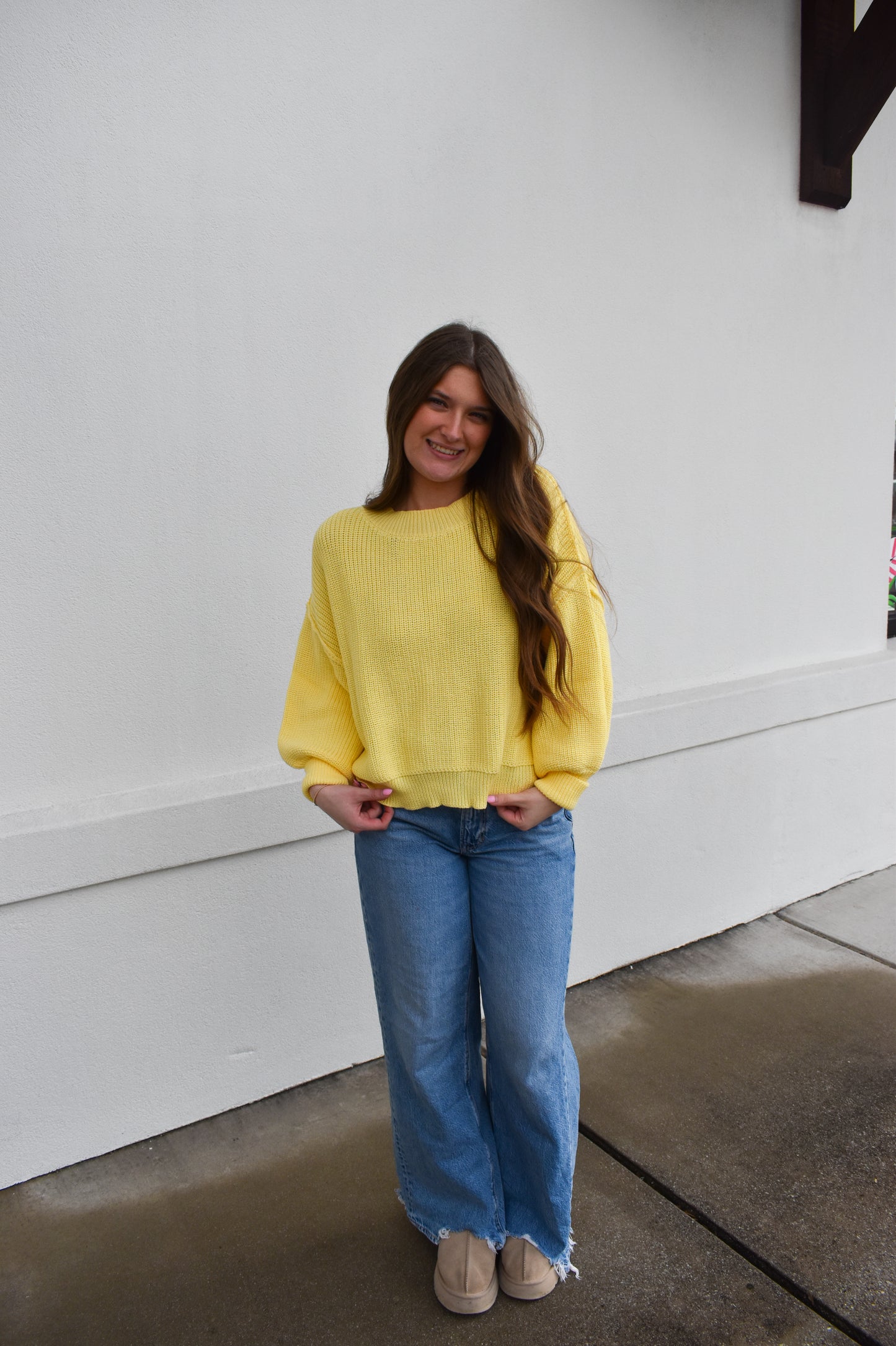 Sally Yellow Sweater