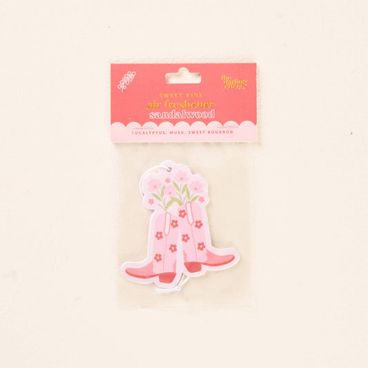Sweet Ride Car Air Freshener: Dainty Floral Navy