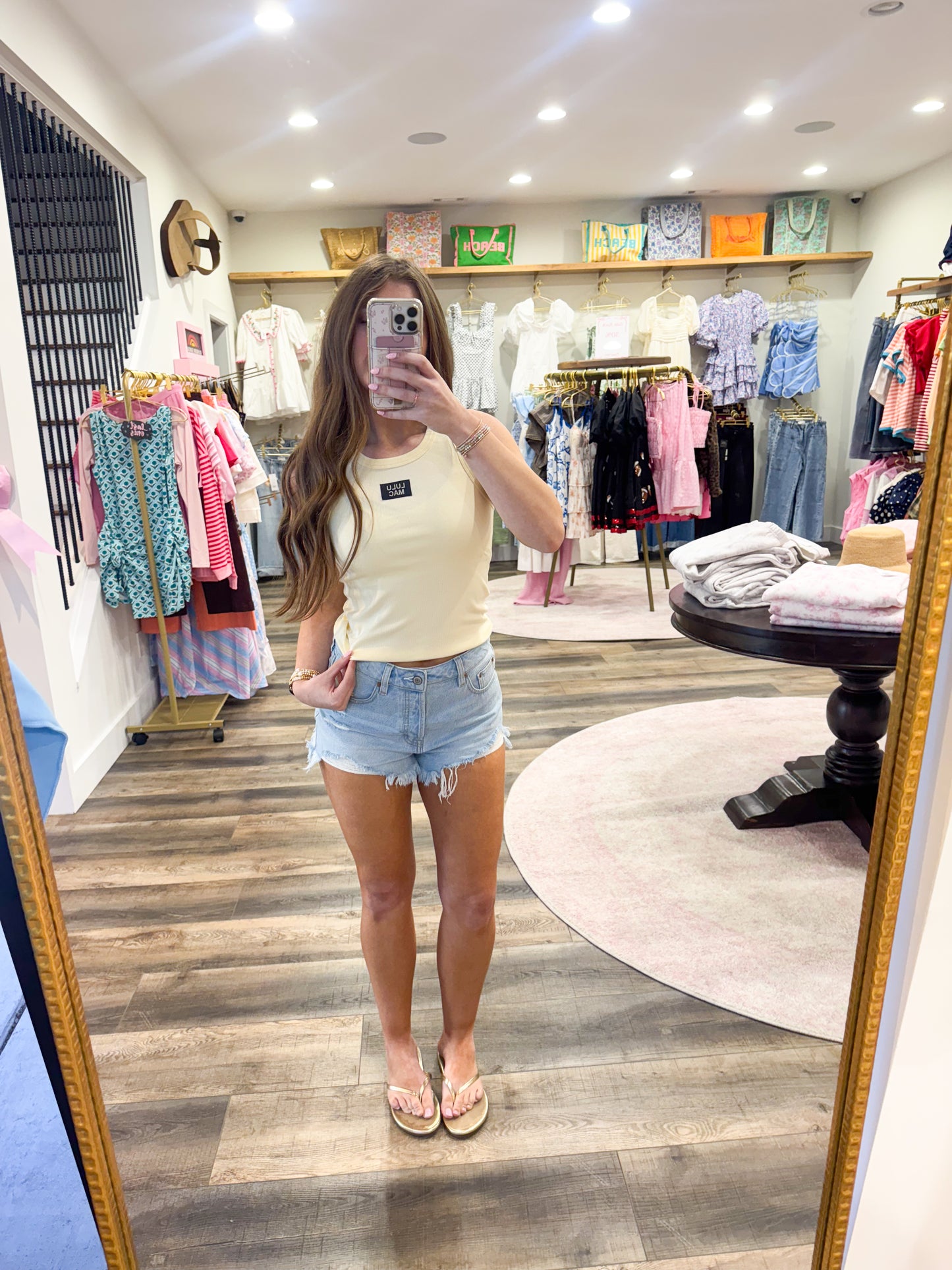 Lulu Mac Tank: Butter Yellow