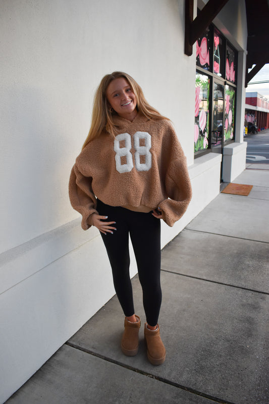 88 Embroidery Cozy Hoodie