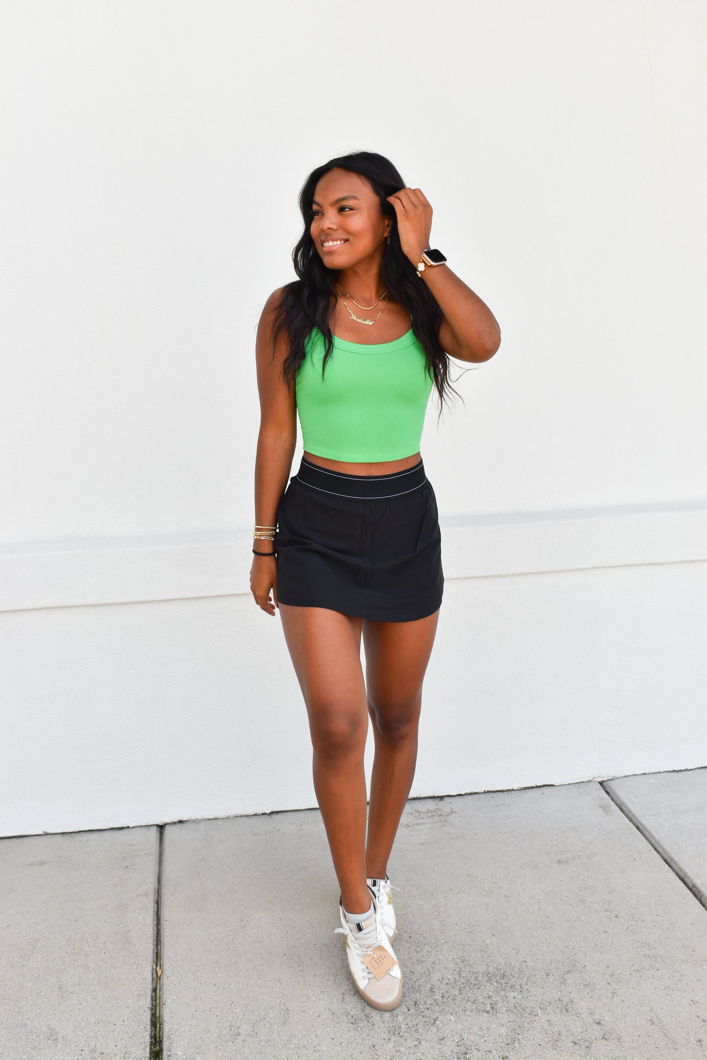 GlideFit Seamless Cami: Green