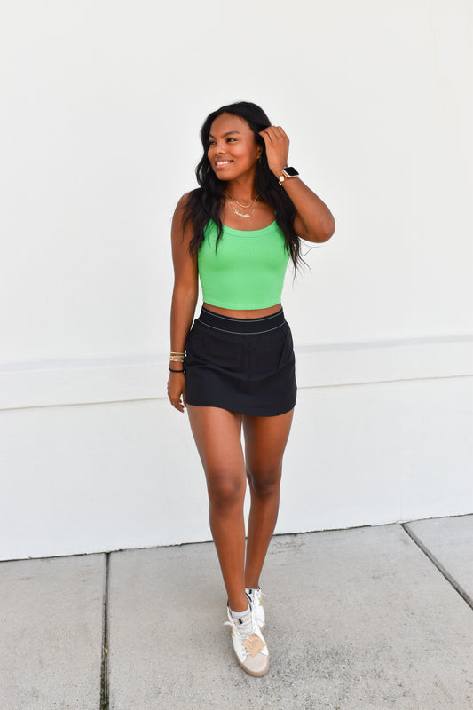 GlideFit Seamless Cami: Green