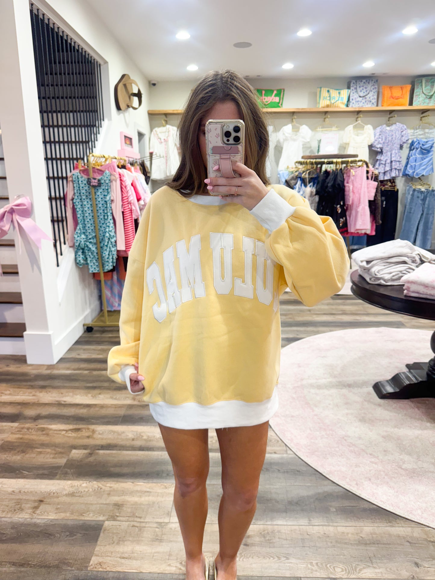 Lulu Mac Color Block: Butter/White