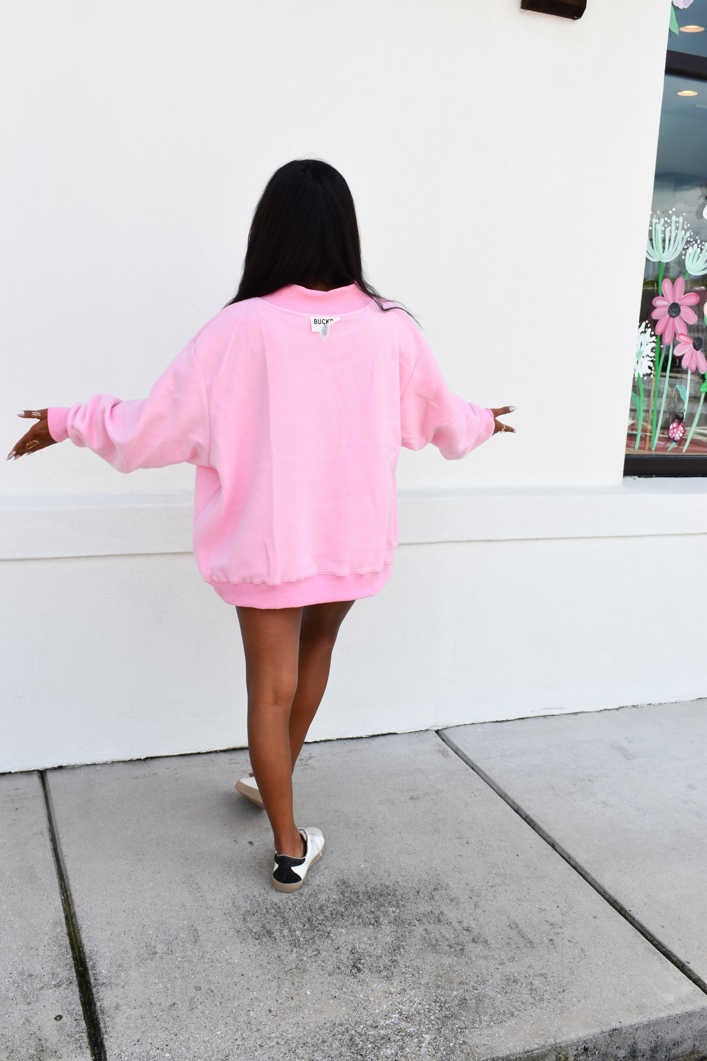 "Mother"  Reversible Mockneck