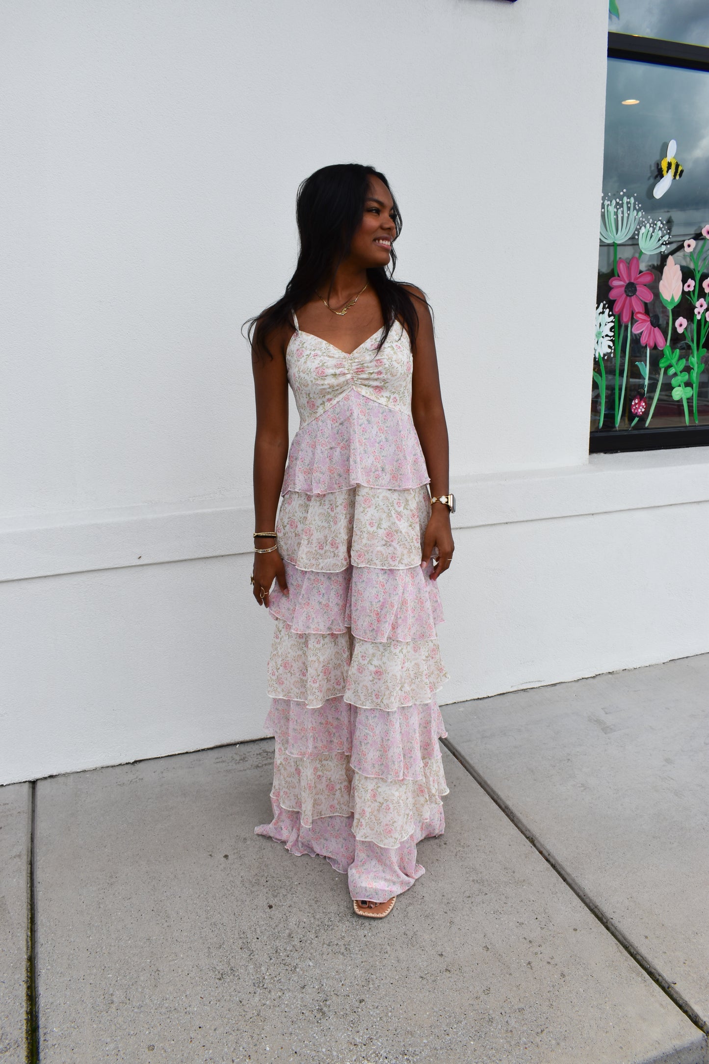 Amelia Romantic Tiered Maxi Dress