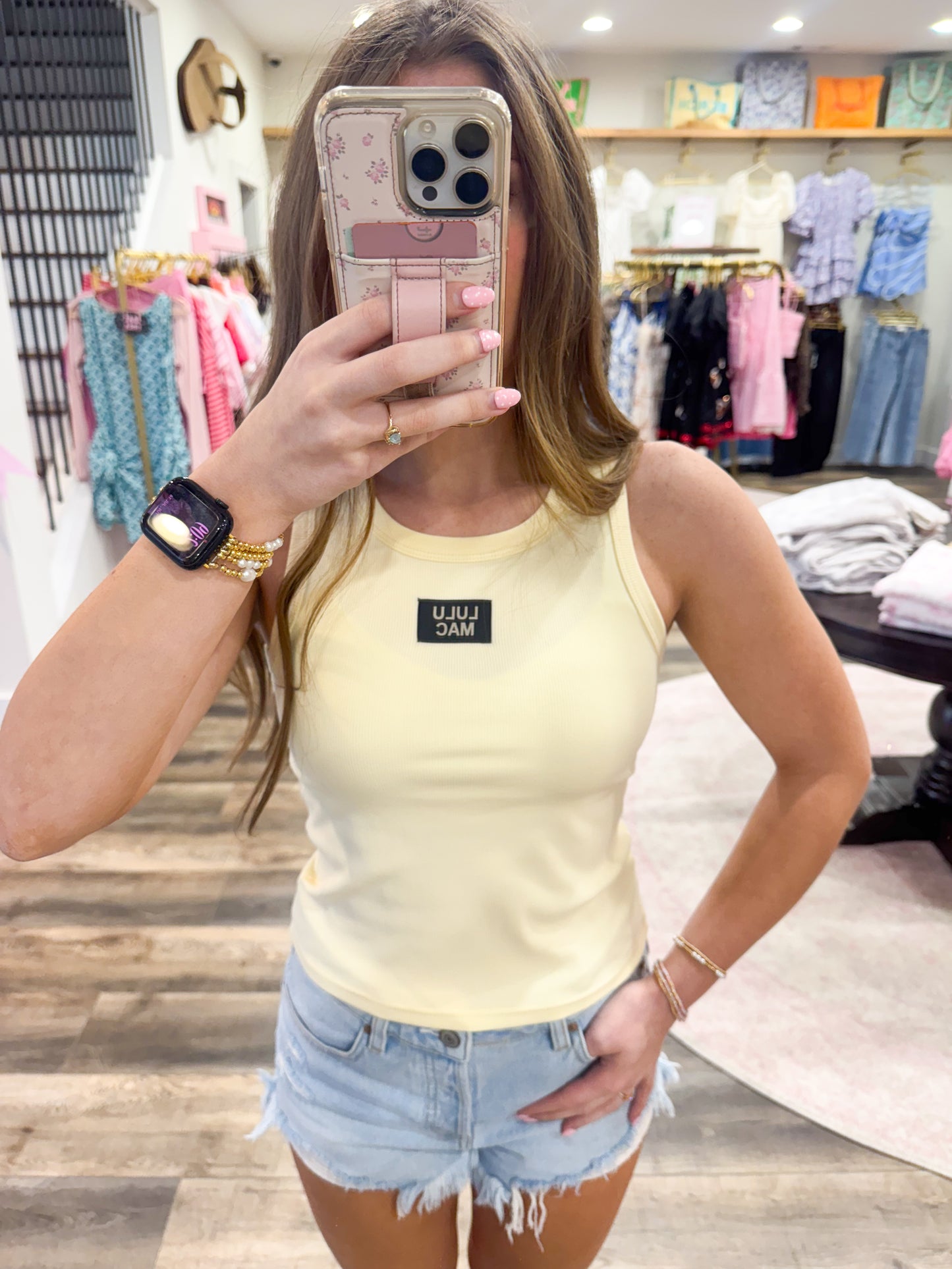 Lulu Mac Tank: Butter Yellow
