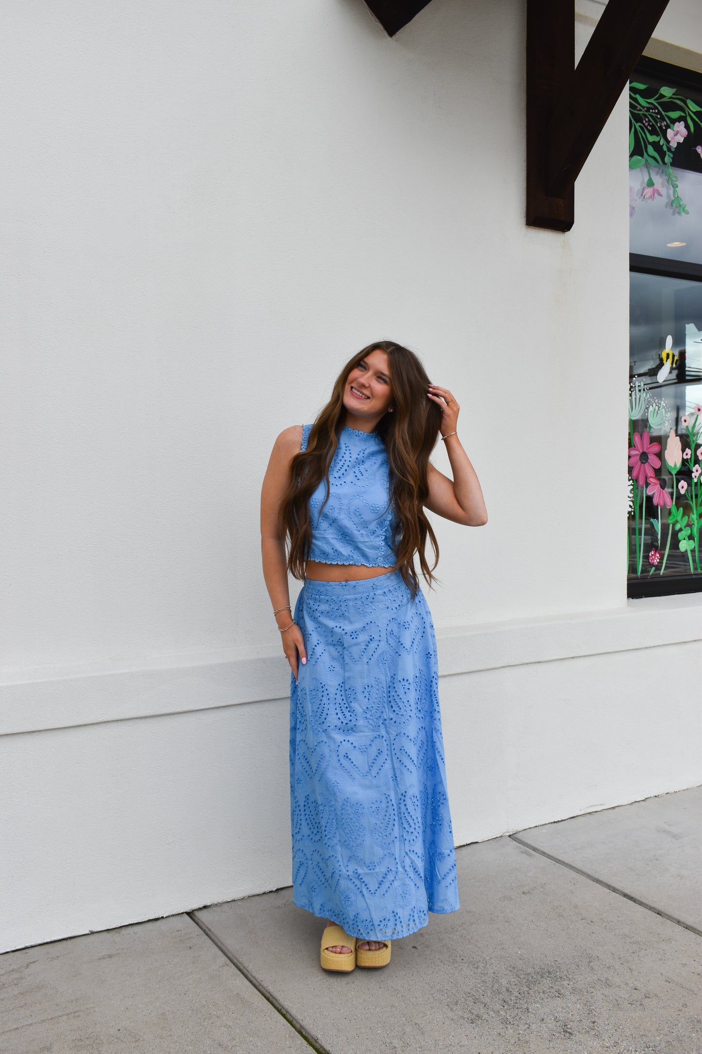 Blue Skies Eyelet Set